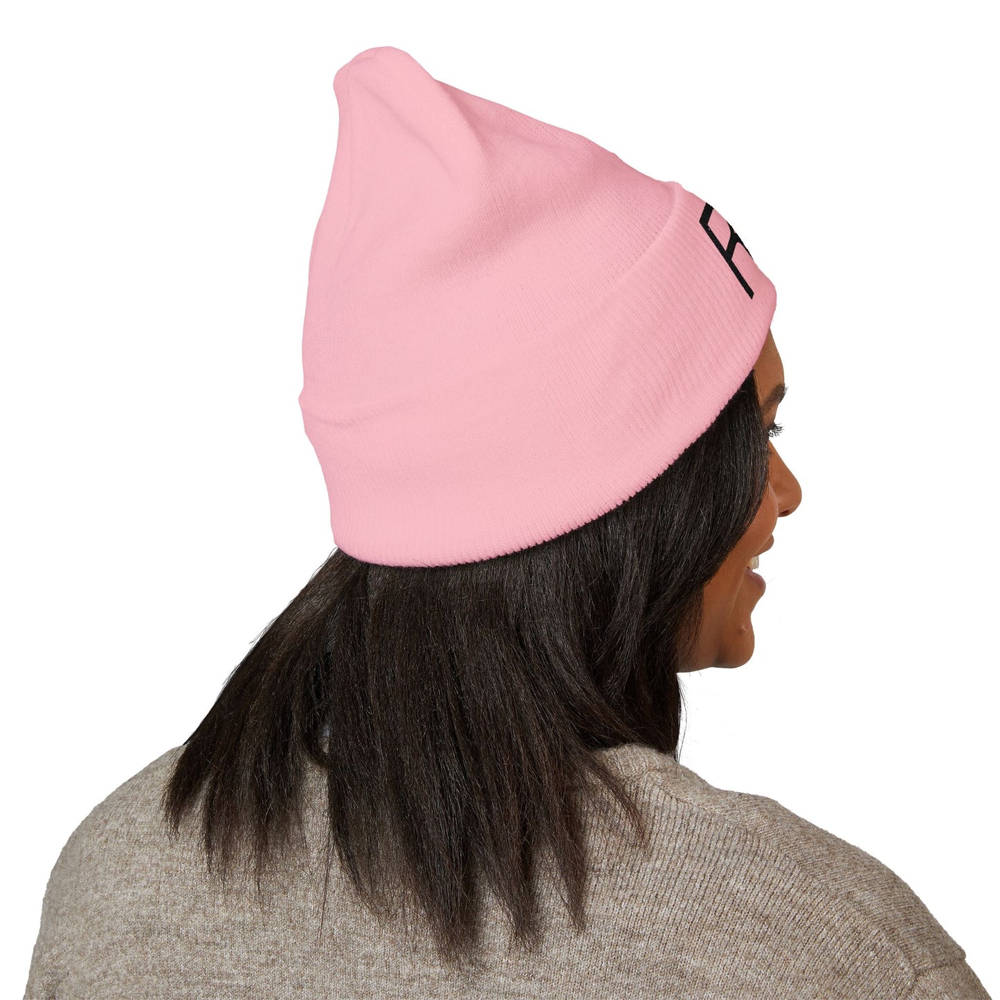 Embroidered 'Ray' Classic Cuffed Beanie — Cozy Winter Hat for Outdoor & Casual Wear
