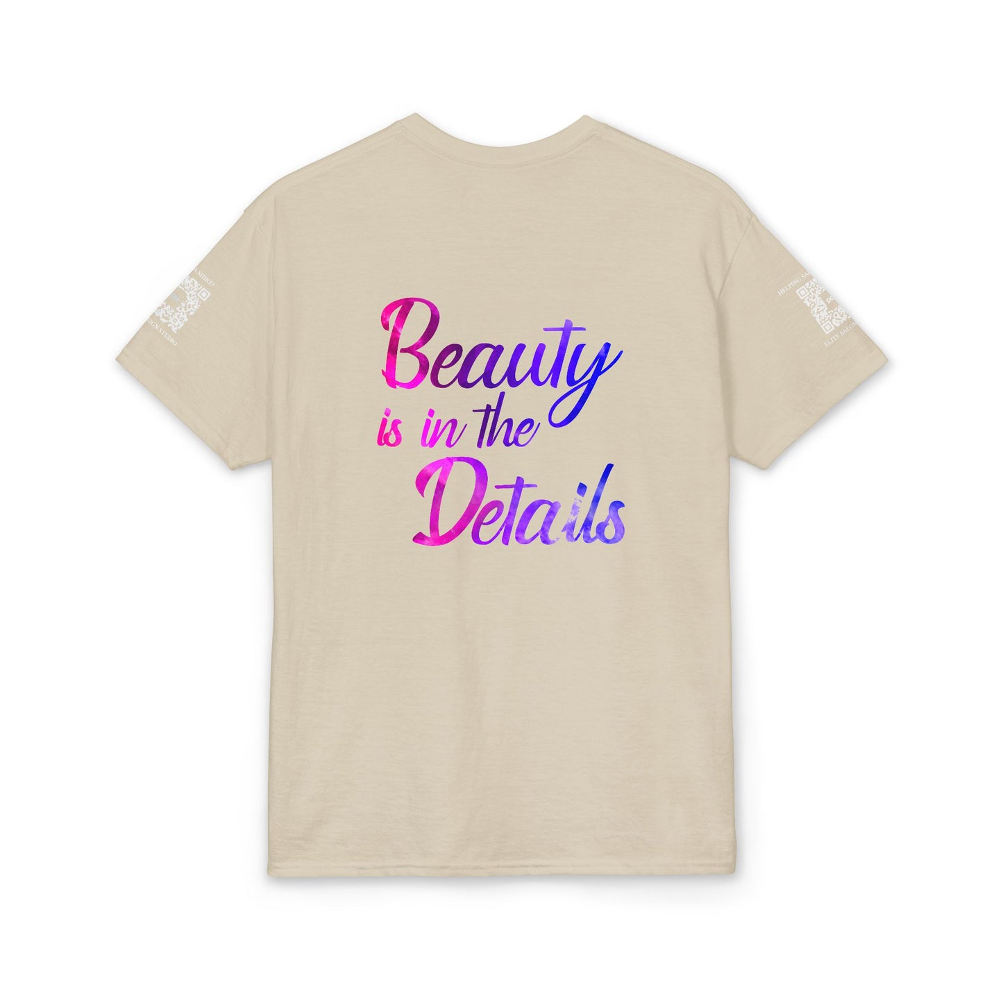 Elite Salon Services (Staff Tee) - Beauty Is In The Details T-Shirt (Colorway 2)