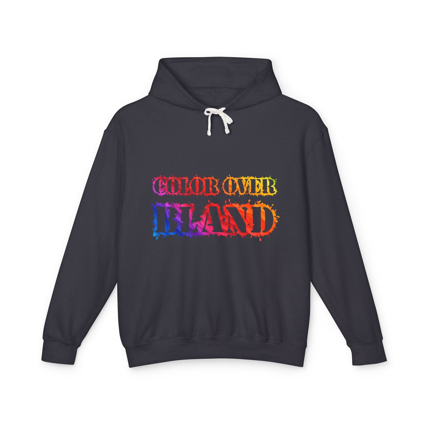 Color Over Bland (Colorway 2) Lightweight Hooded Sweatshirt