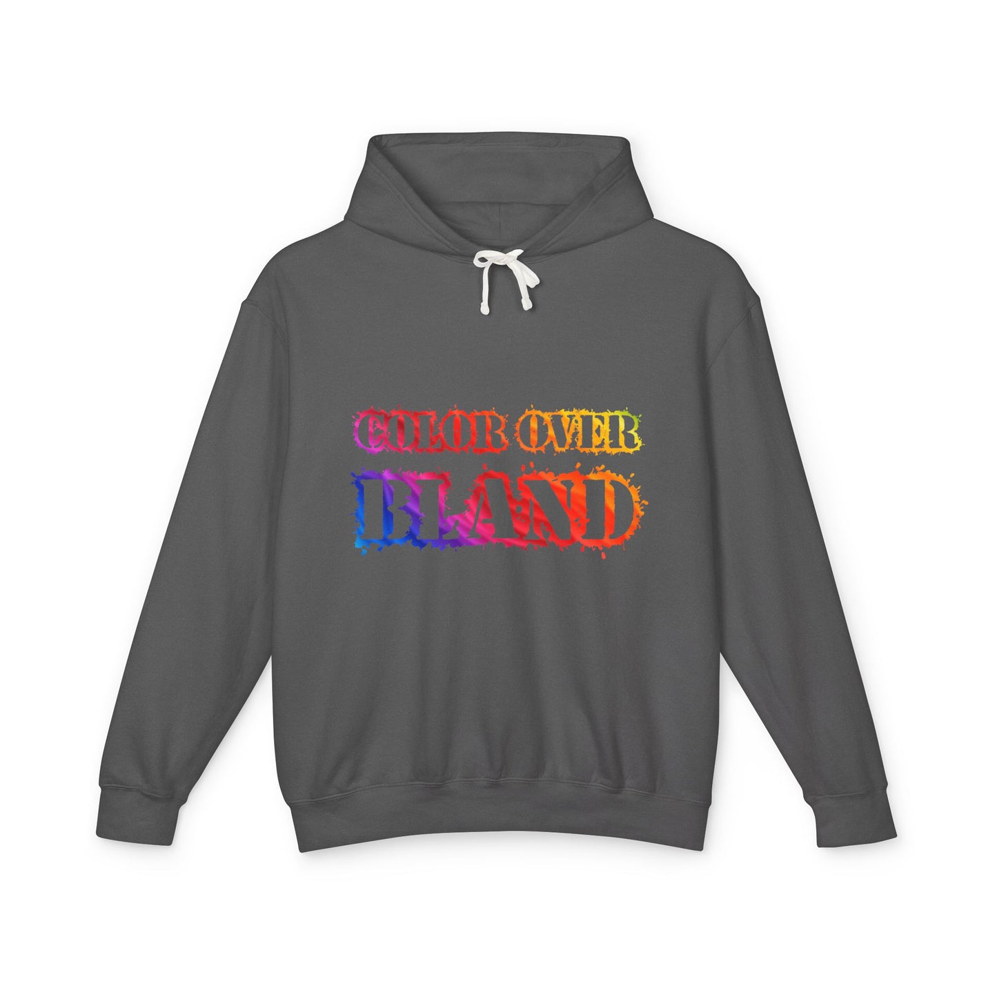 Color Over Bland (Colorway 2) Lightweight Hooded Sweatshirt