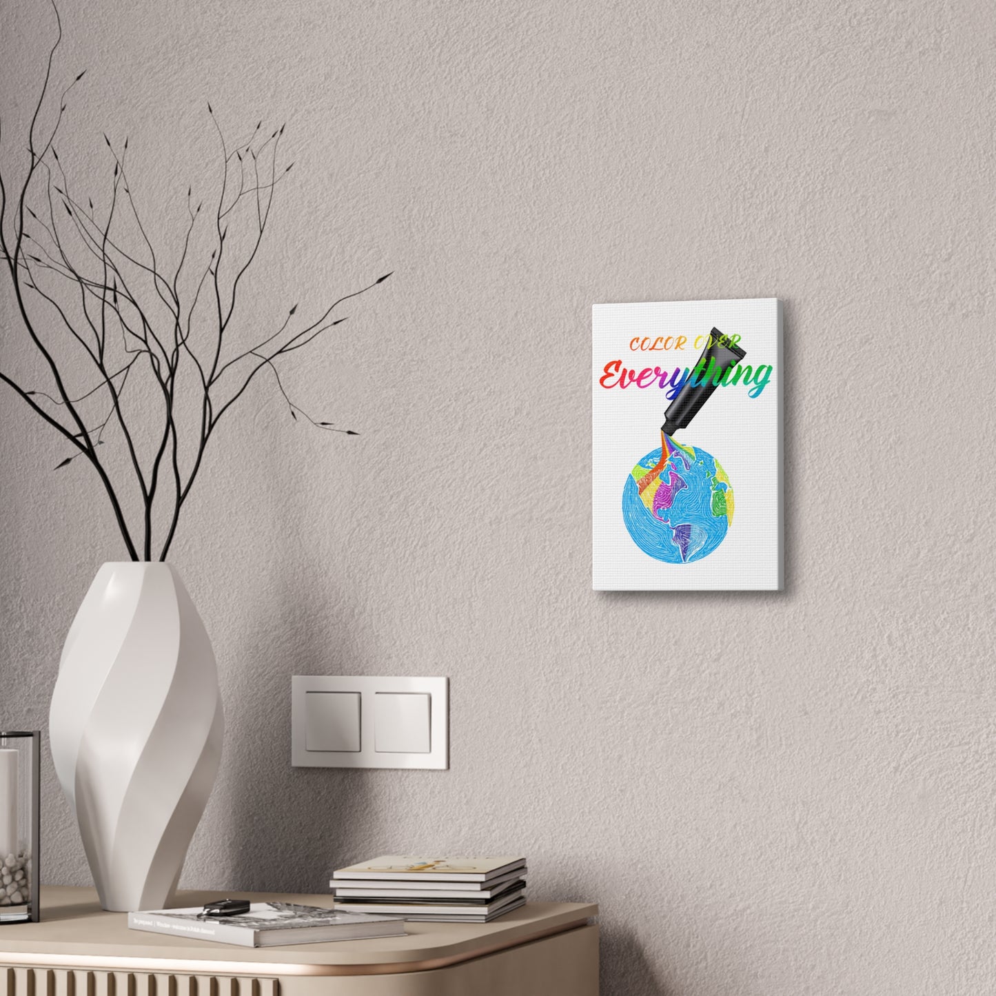 Color Over Everything - Canvas Stretched (0.75")