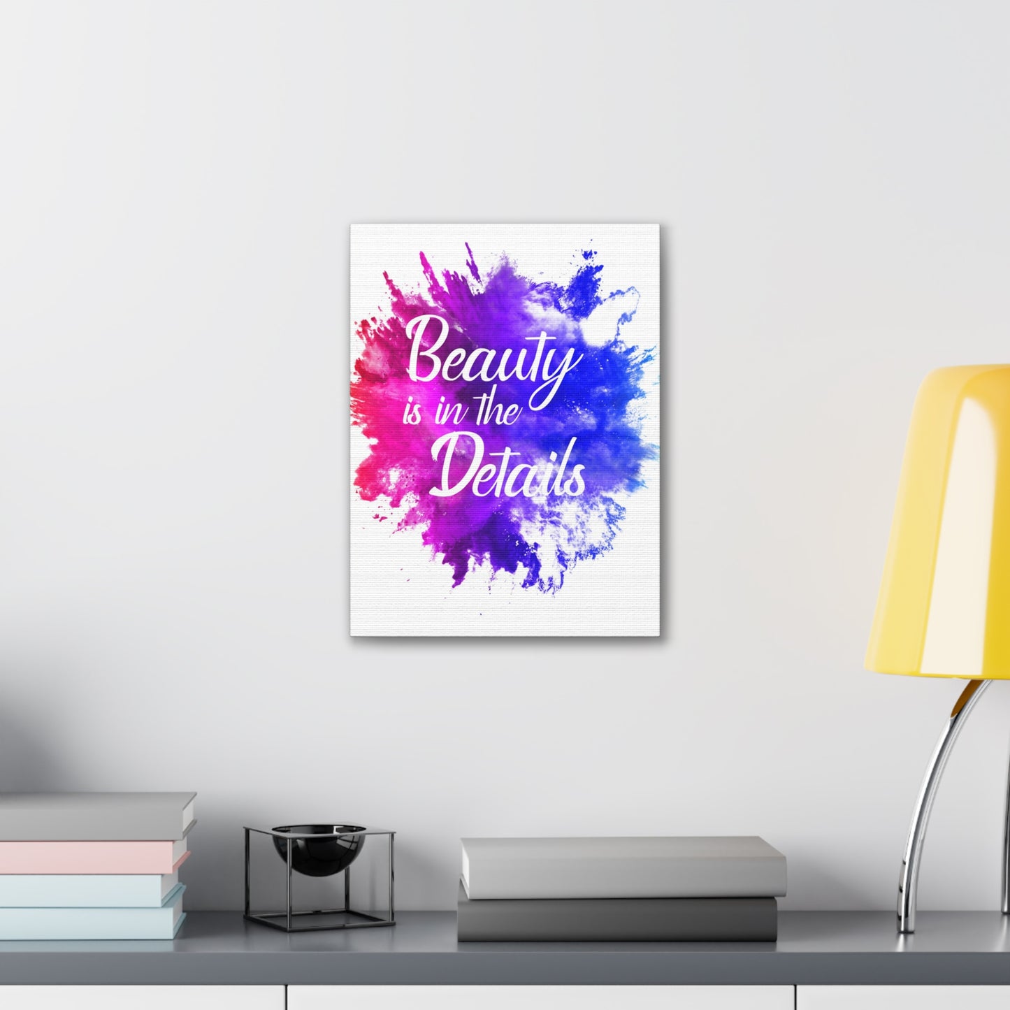 Beauty Is In The Details (Splash) - Canvas Stretched (0.75")