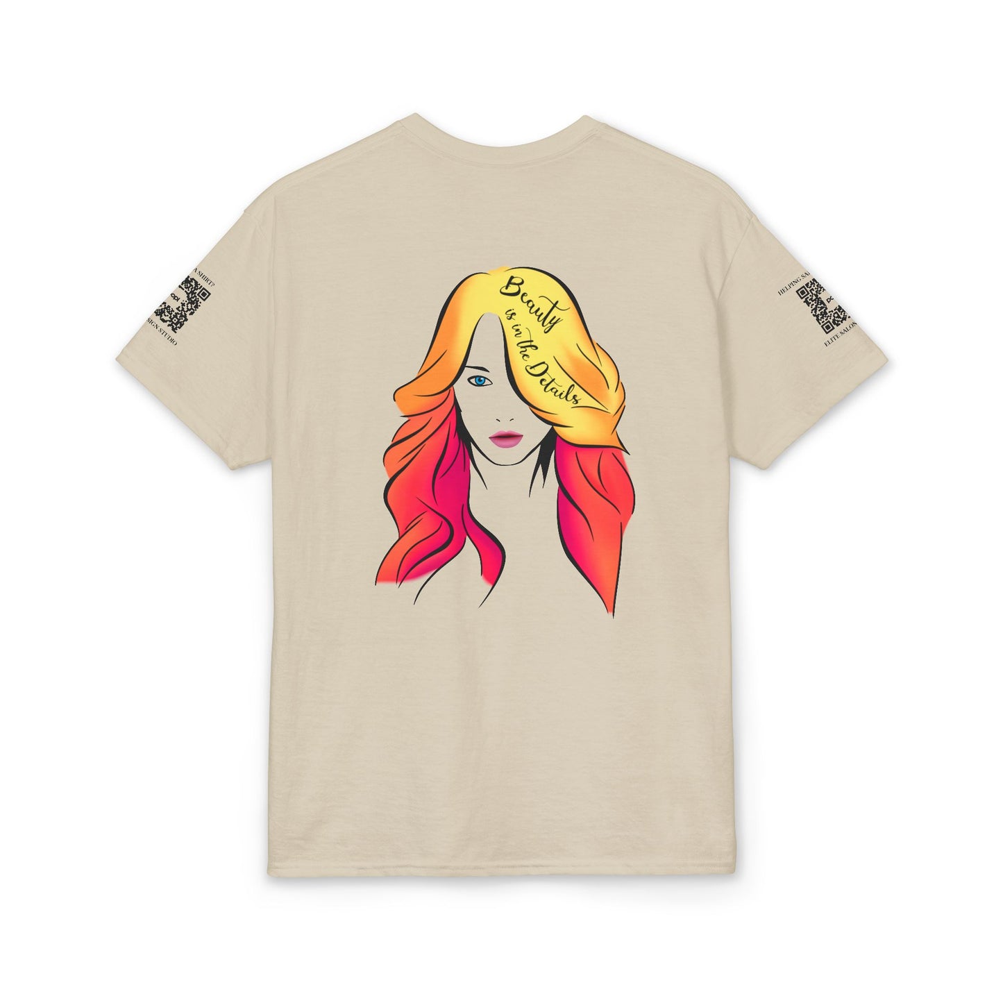 Elite Salon Services (Staff Tee) - Beauty Is In The Details T-Shirt (Colorway 5)
