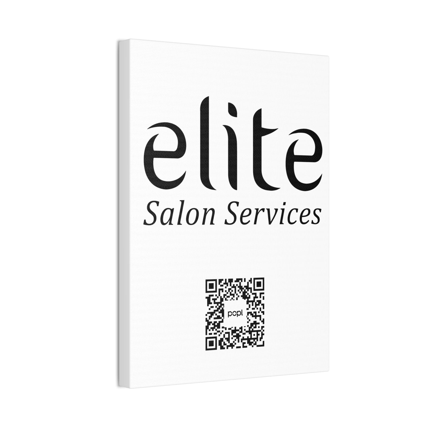 Elite Salon Services Custom - Canvas Stretched (0.75")