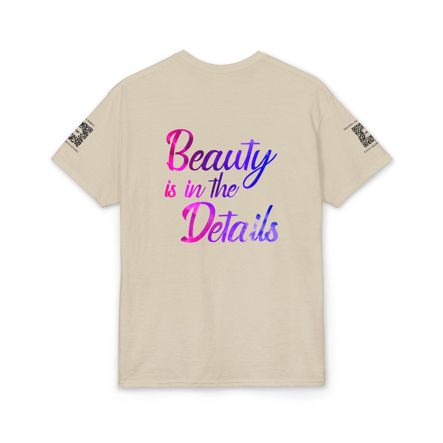 Elite Salon Services (Staff Tee) - Beauty Is In The Details T-Shirt (Colorway 3)