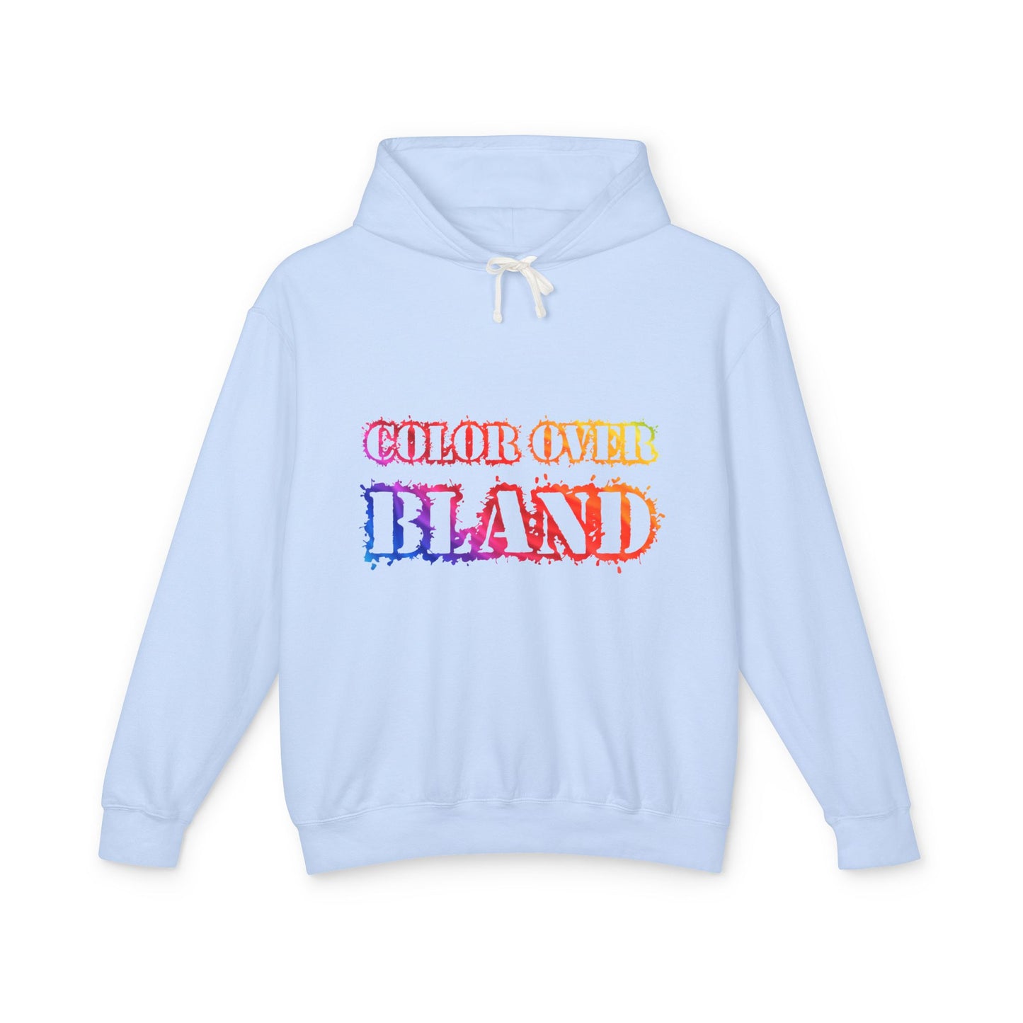 Color Over Bland (Colorway 2) Lightweight Hooded Sweatshirt
