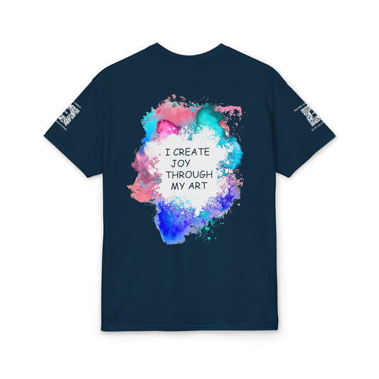 Elite Salon Services (Staff Tee) - I Create Joy Through My Art T-Shirt (Colorway 2)