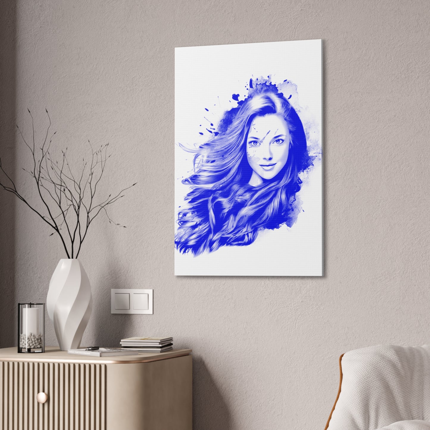 Blue Is Beautyful - Canvas Stretched (0.75")