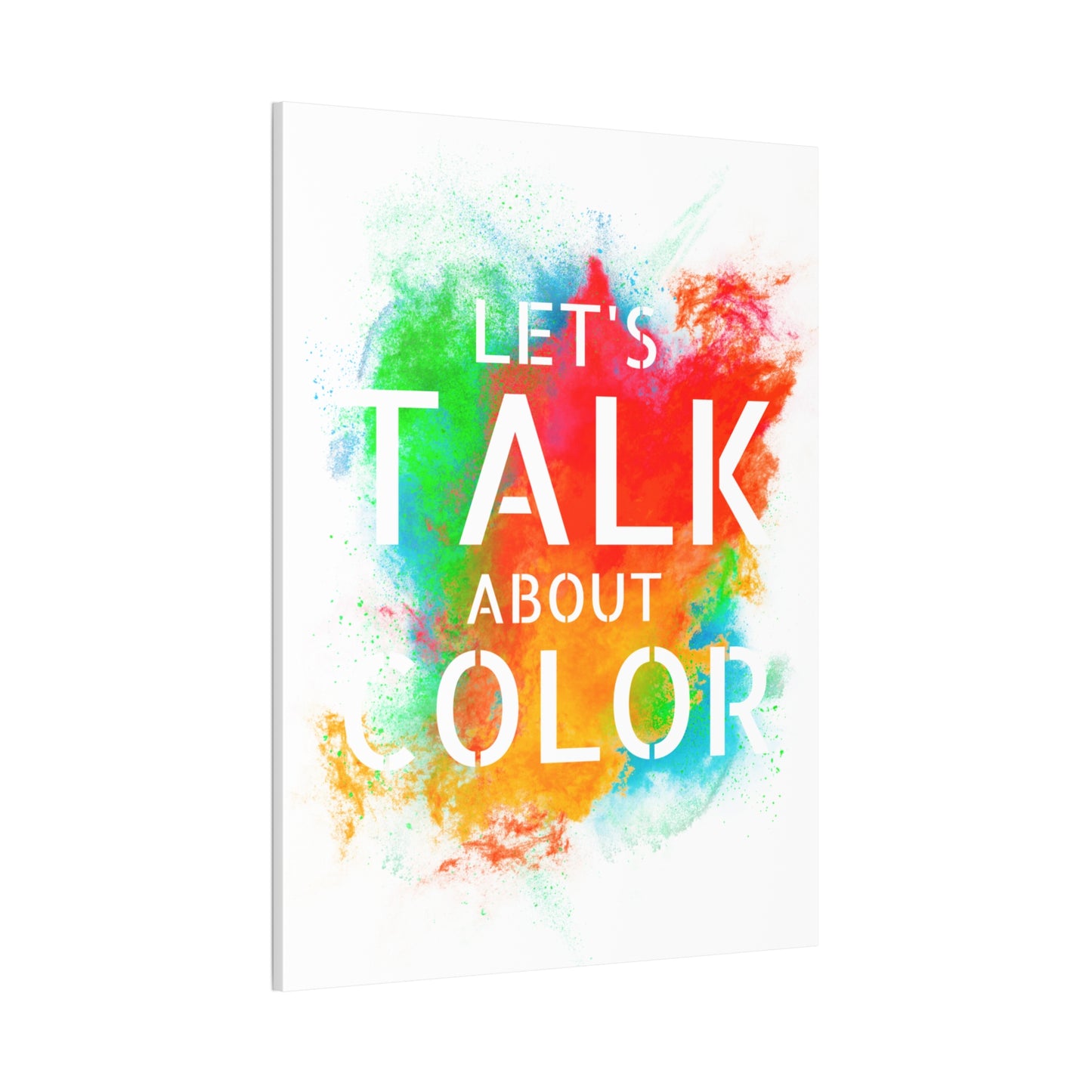 Lets Talk About Color 3 - Canvas Stretched (0.75")
