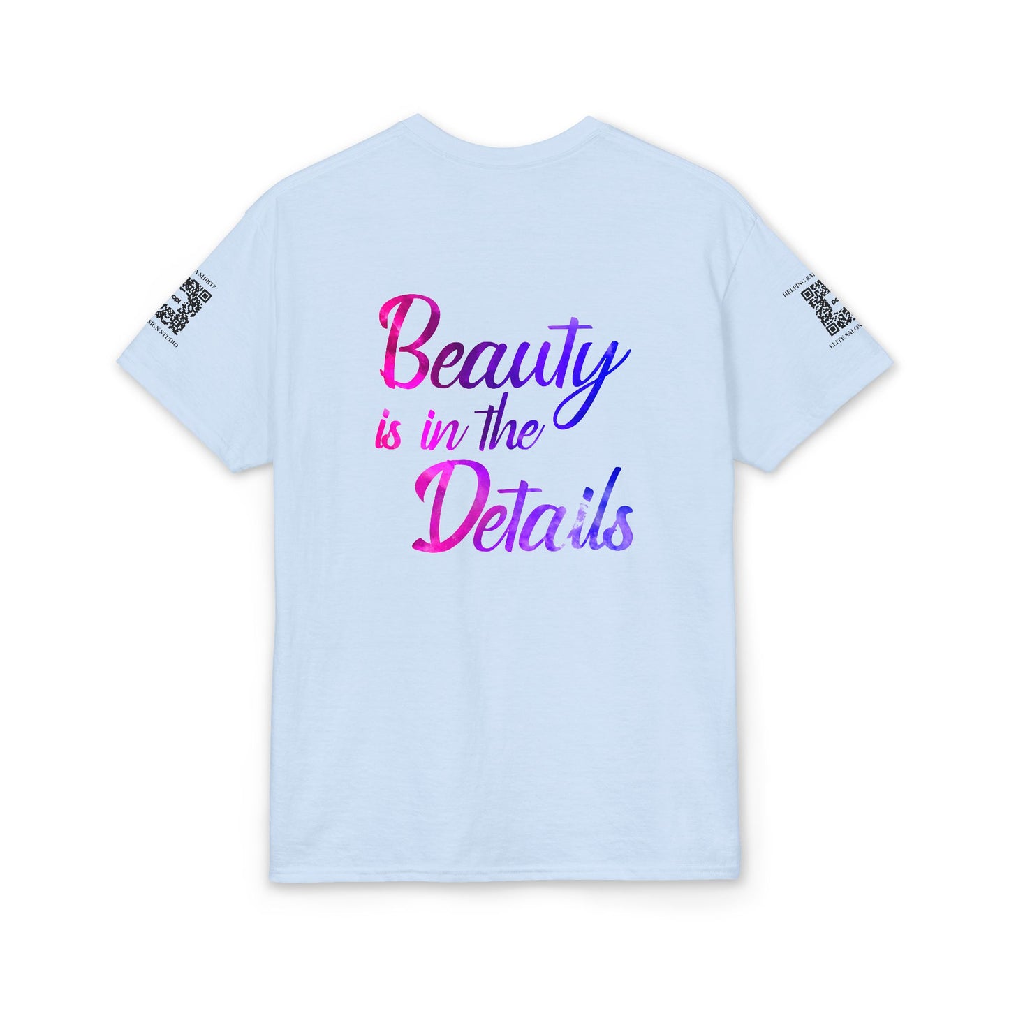 Elite Salon Services (Staff Tee) - Beauty Is In The Details T-Shirt (Colorway 3)