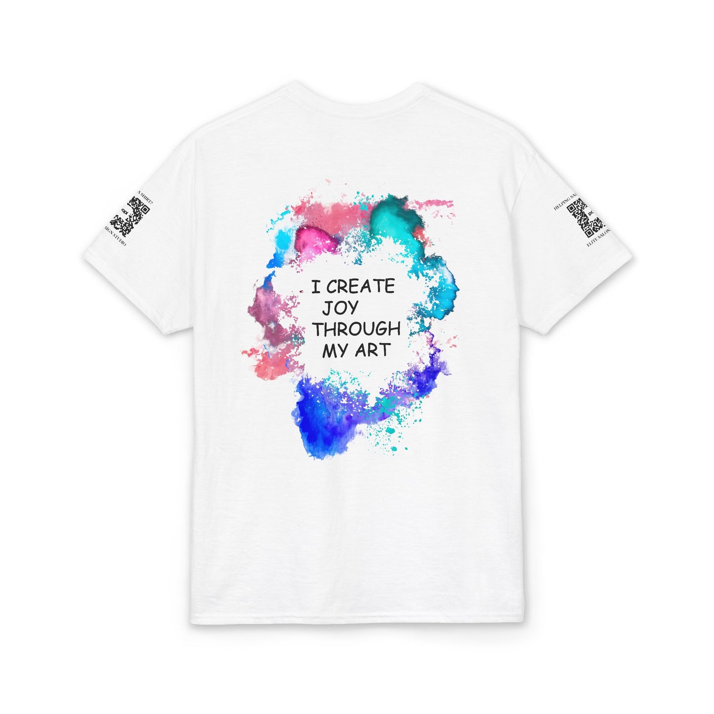 Elite Salon Services (Staff Tee) - I Create Joy Through My Art T-Shirt (Colorway 1)