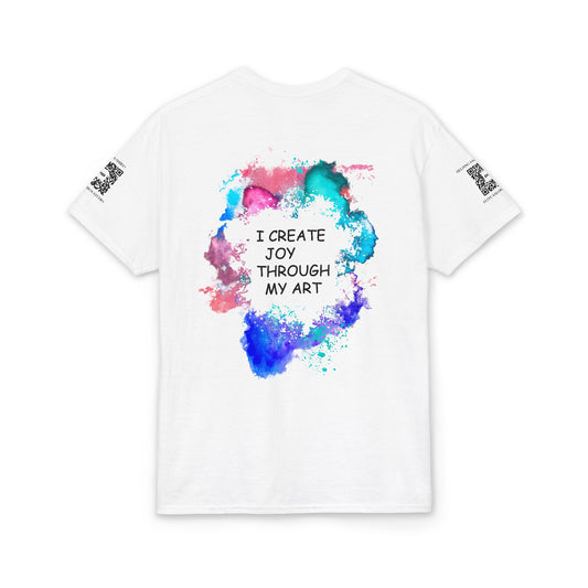 Elite Salon Services (Staff Tee) - I Create Joy Through My Art T-Shirt (Colorway 1)