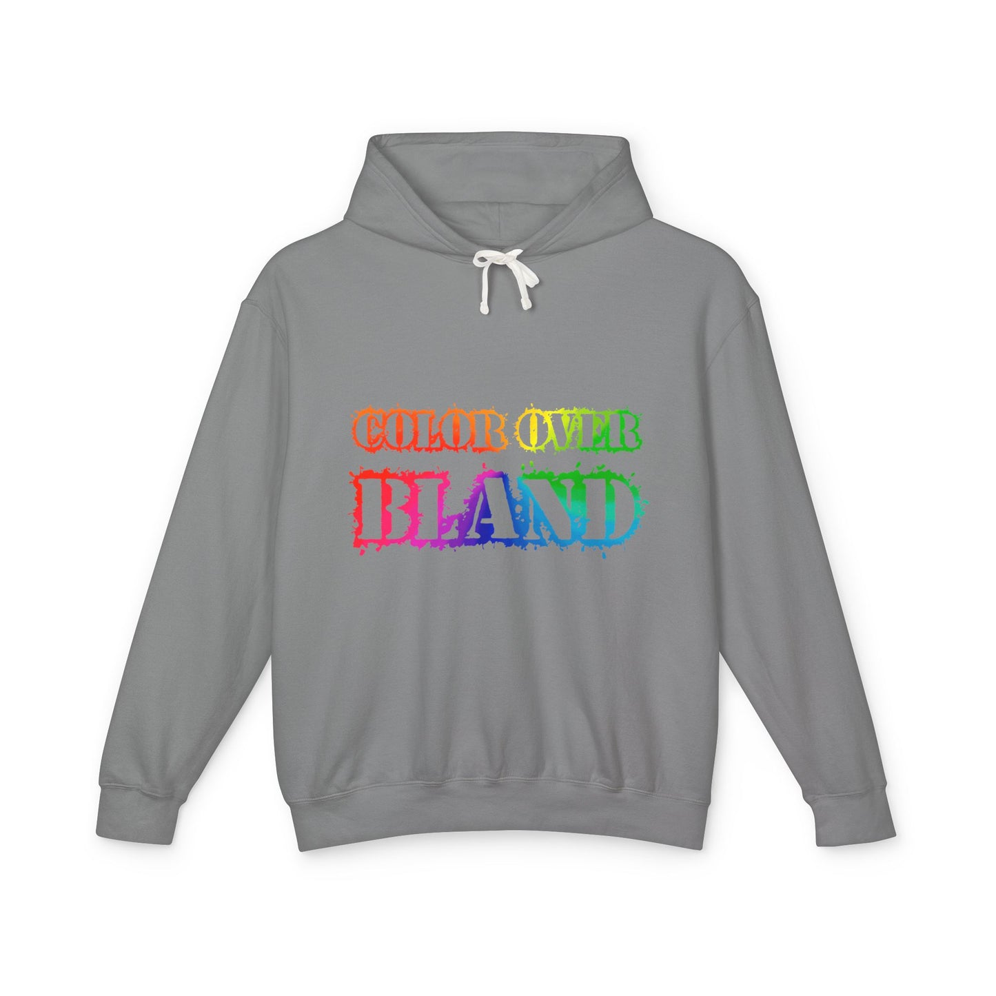 Color Over Bland (Colorway 1) Lightweight Hooded Sweatshirt
