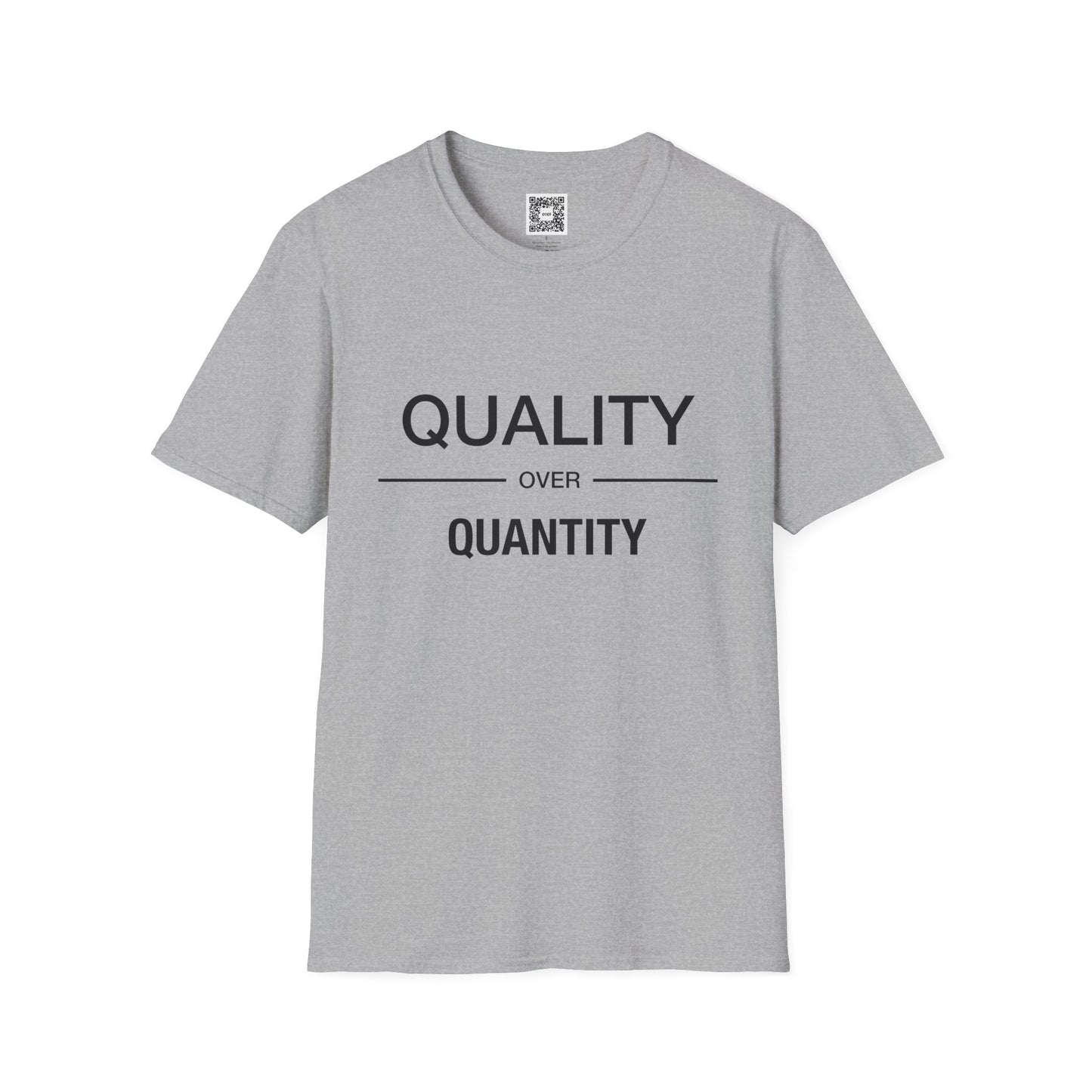 Quality Over Quantity Unisex Softstyle T-Shirt