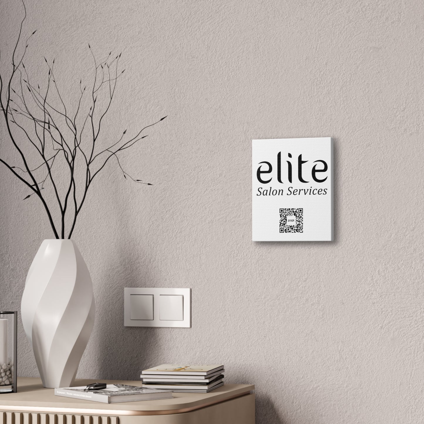 Elite Salon Services Custom - Canvas Stretched (0.75")
