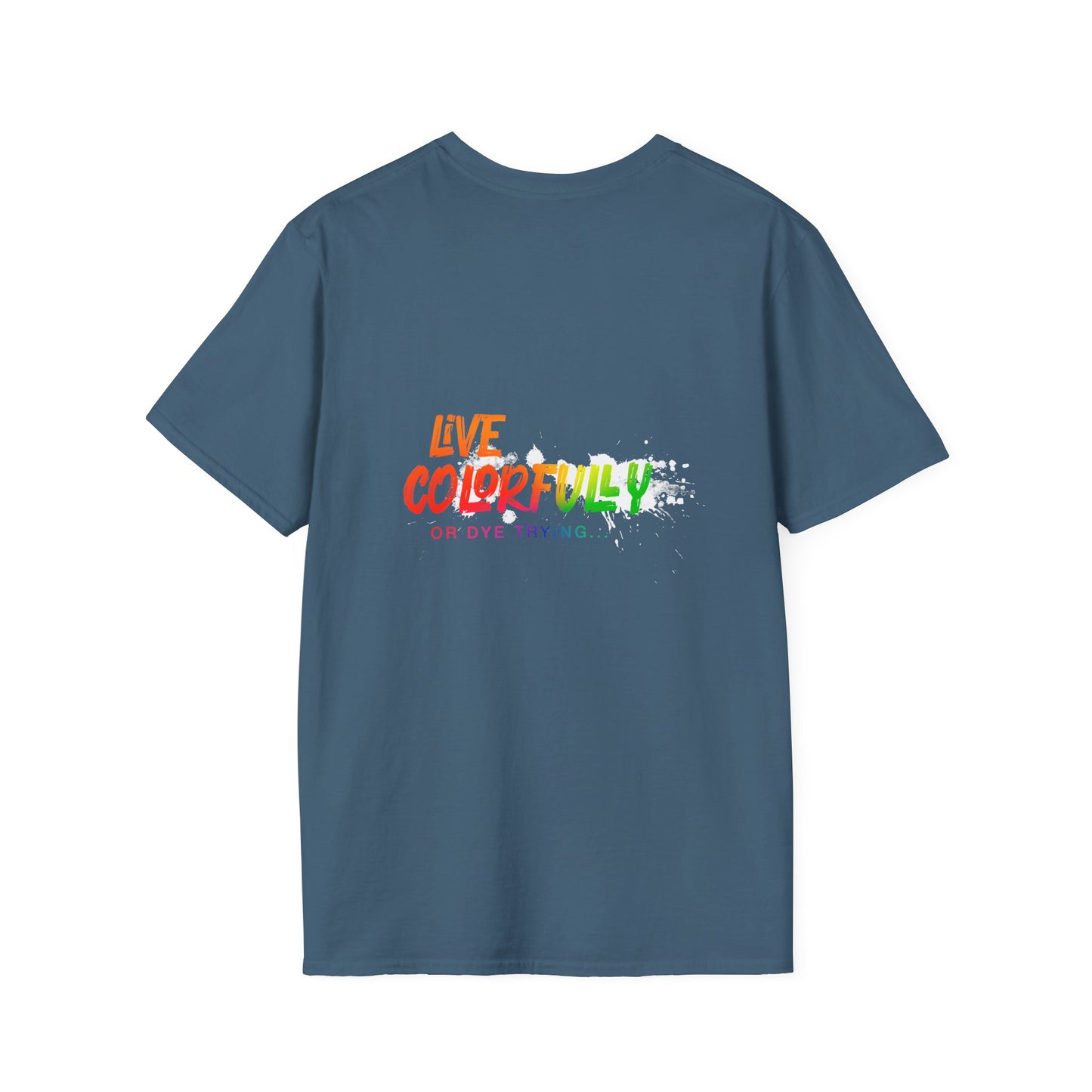 Elite Salon Services Custom (Men's Live Colorfully Or Dye Trying Tee 3)
