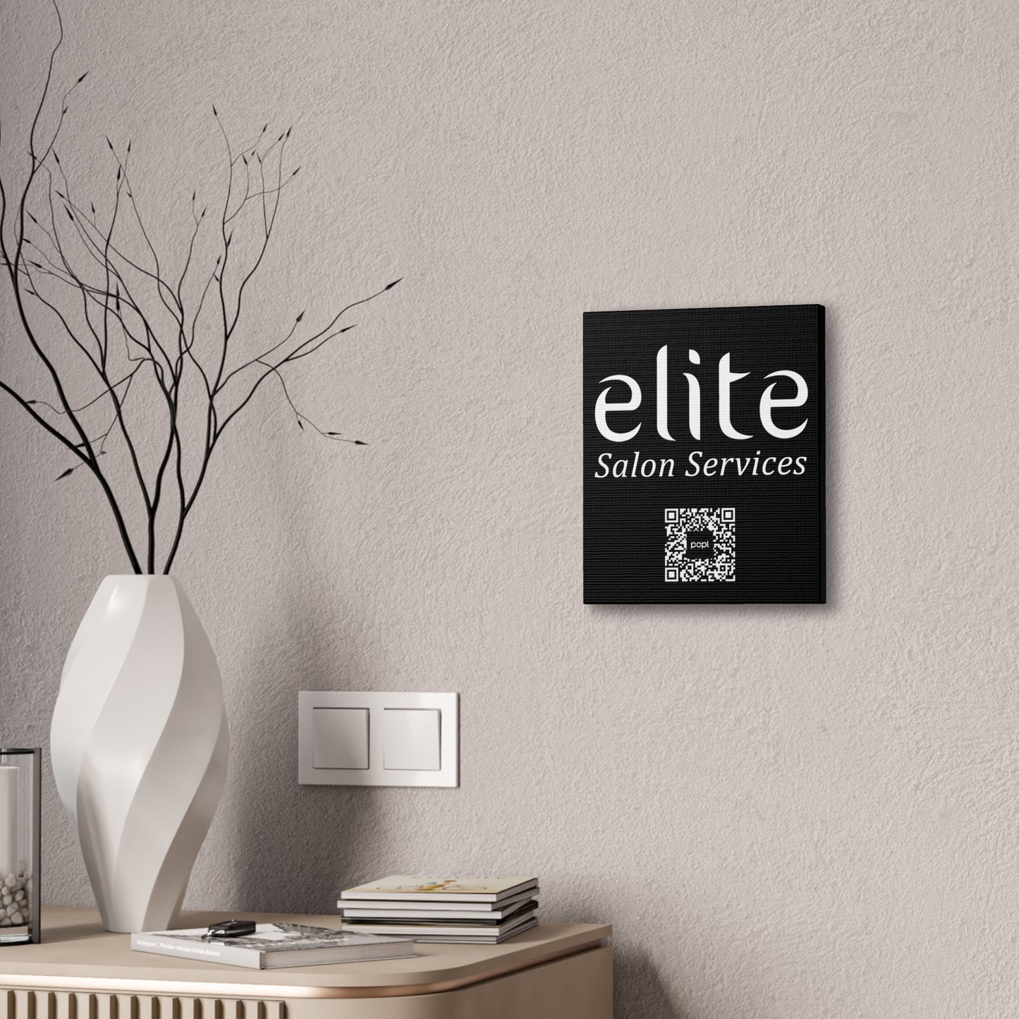 Elite Salon Services Custom - Canvas Stretched (0.75")