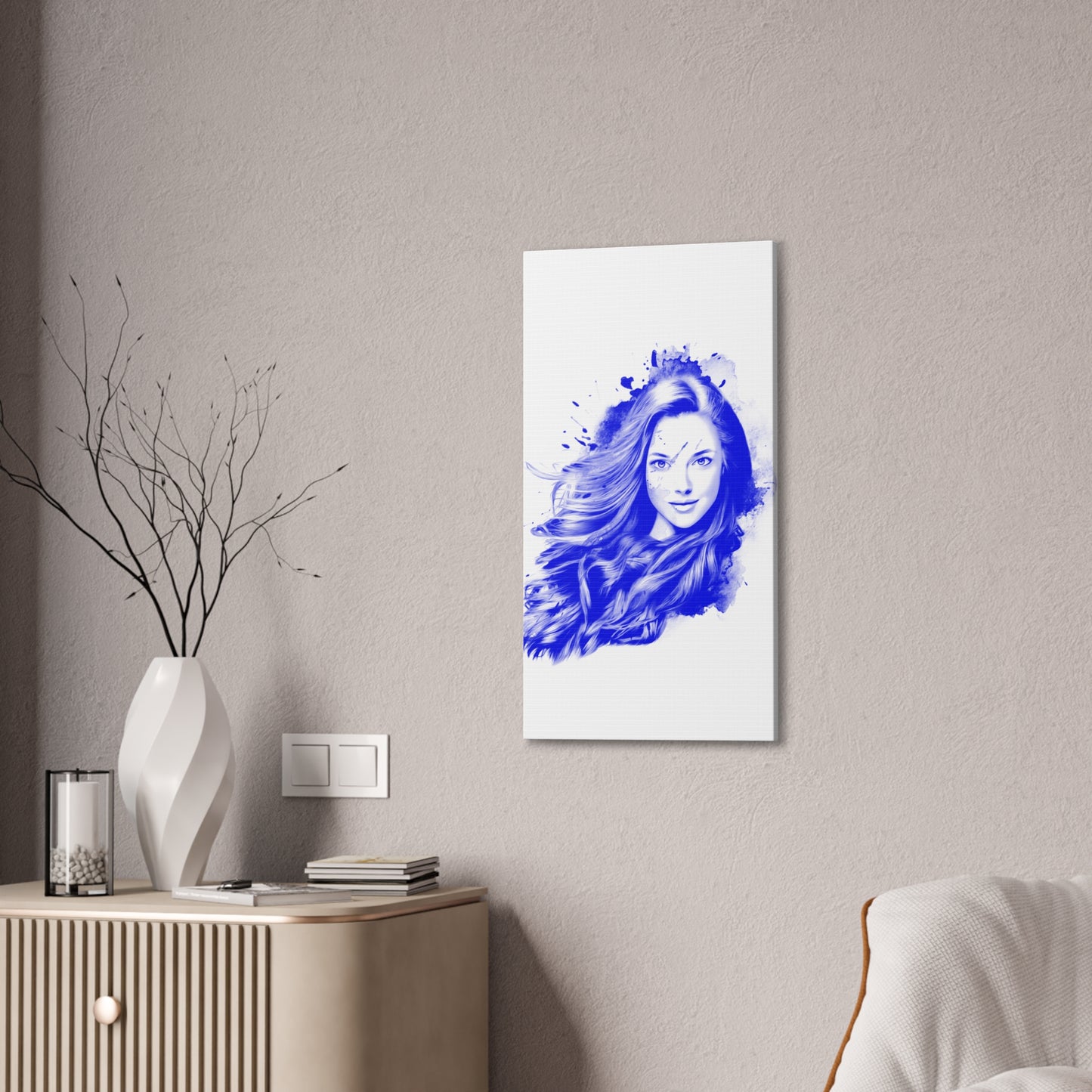 Blue Is Beautyful - Canvas Stretched (0.75")