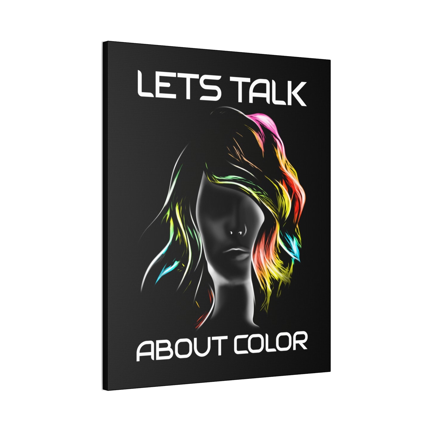 Lets Talk About Color - Canvas Stretched (0.75")