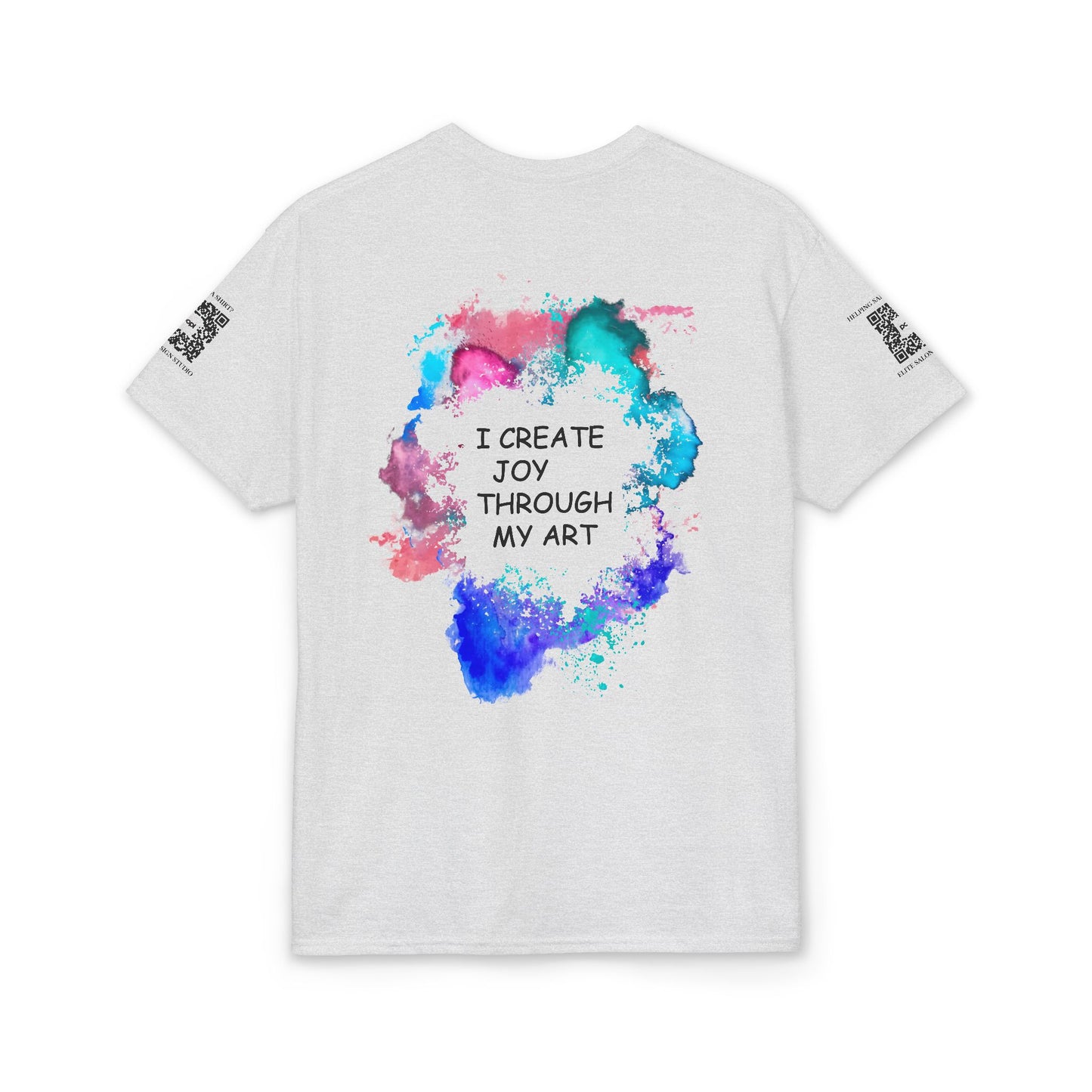 Elite Salon Services (Staff Tee) - I Create Joy Through My Art T-Shirt (Colorway 1)