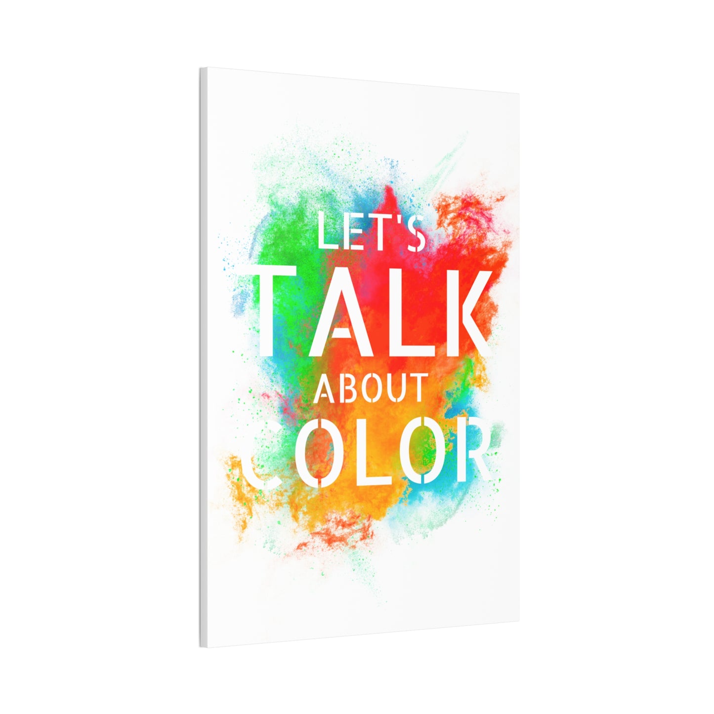 Lets Talk About Color 3 - Canvas Stretched (0.75")