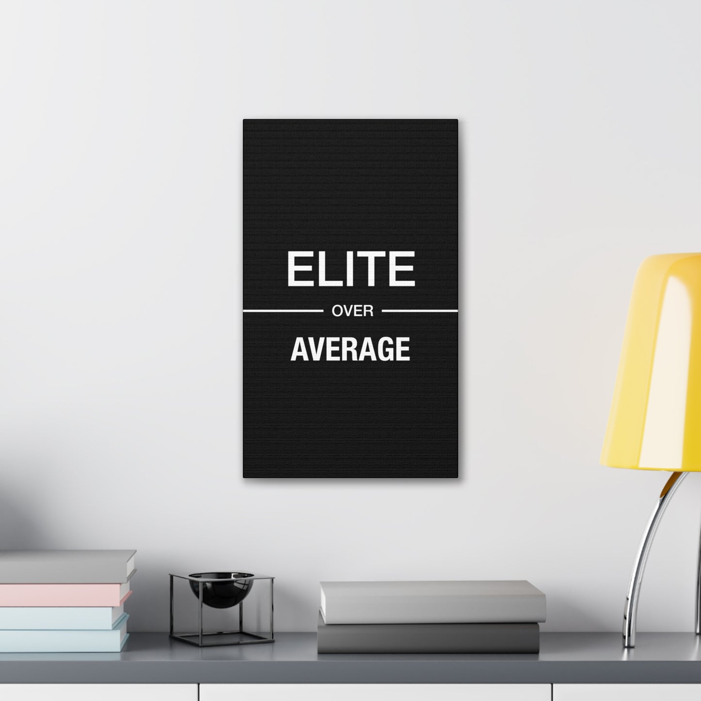 Elite Over Average - Canvas Stretched (0.75")