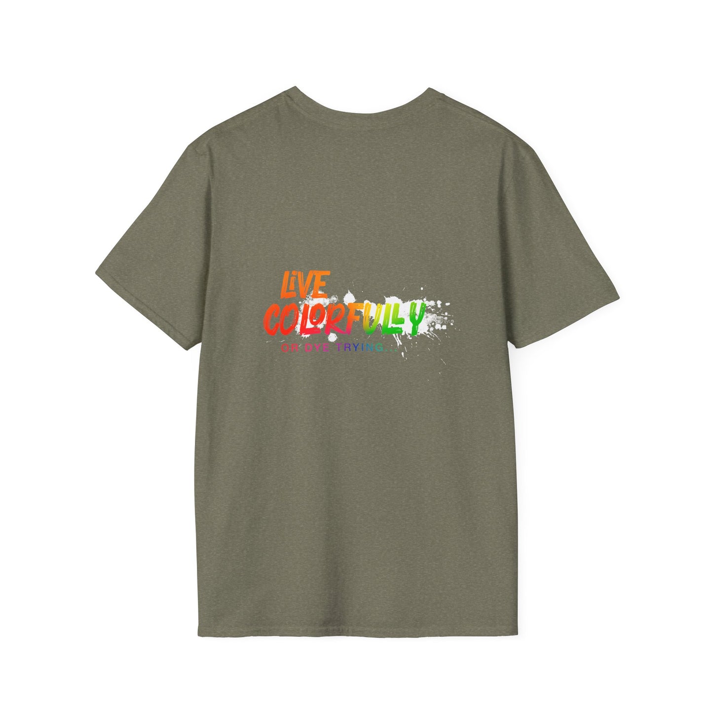 Elite Salon Services Custom (Men's Live Colorfully Or Dye Trying Tee 3)