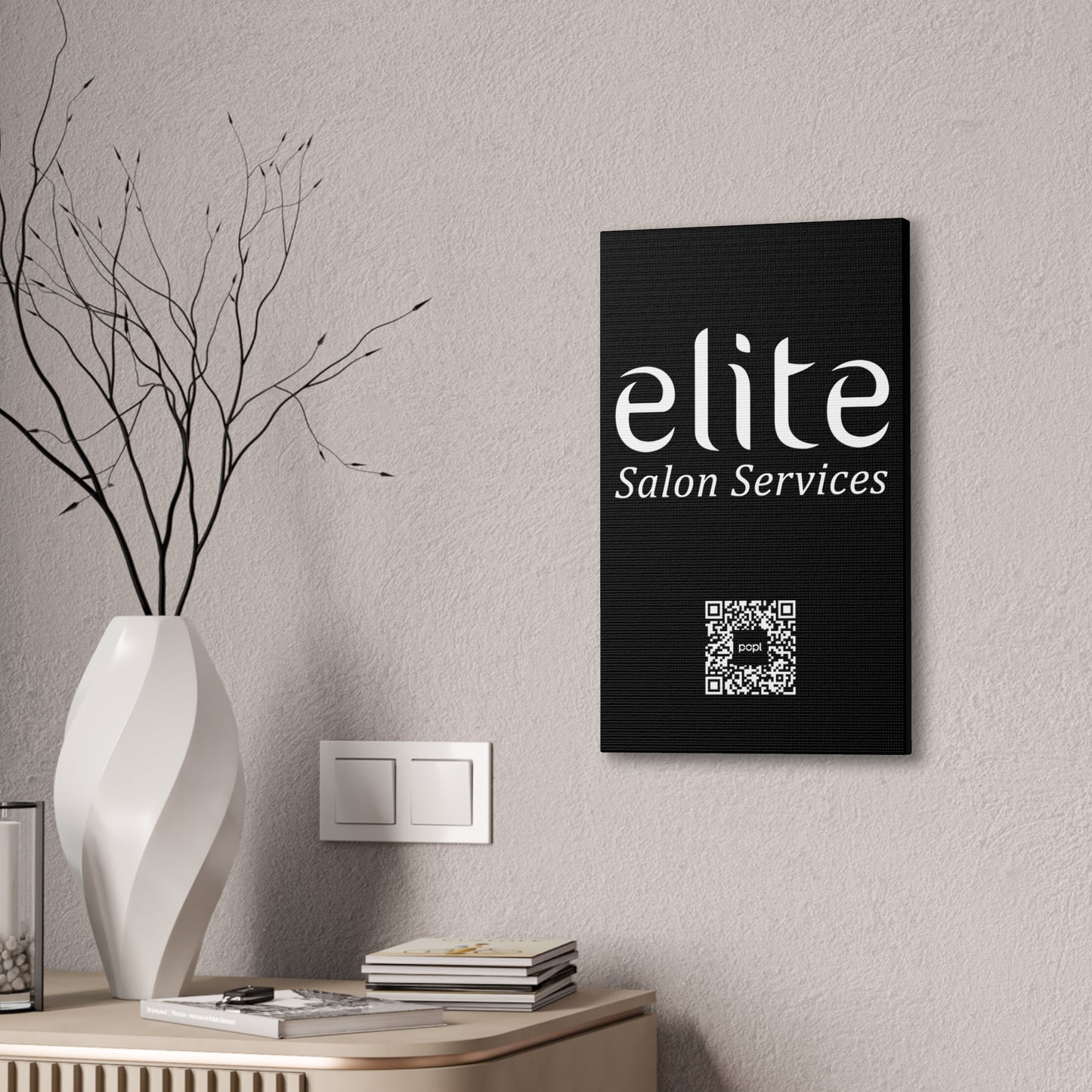 Elite Salon Services Custom - Canvas Stretched (0.75")