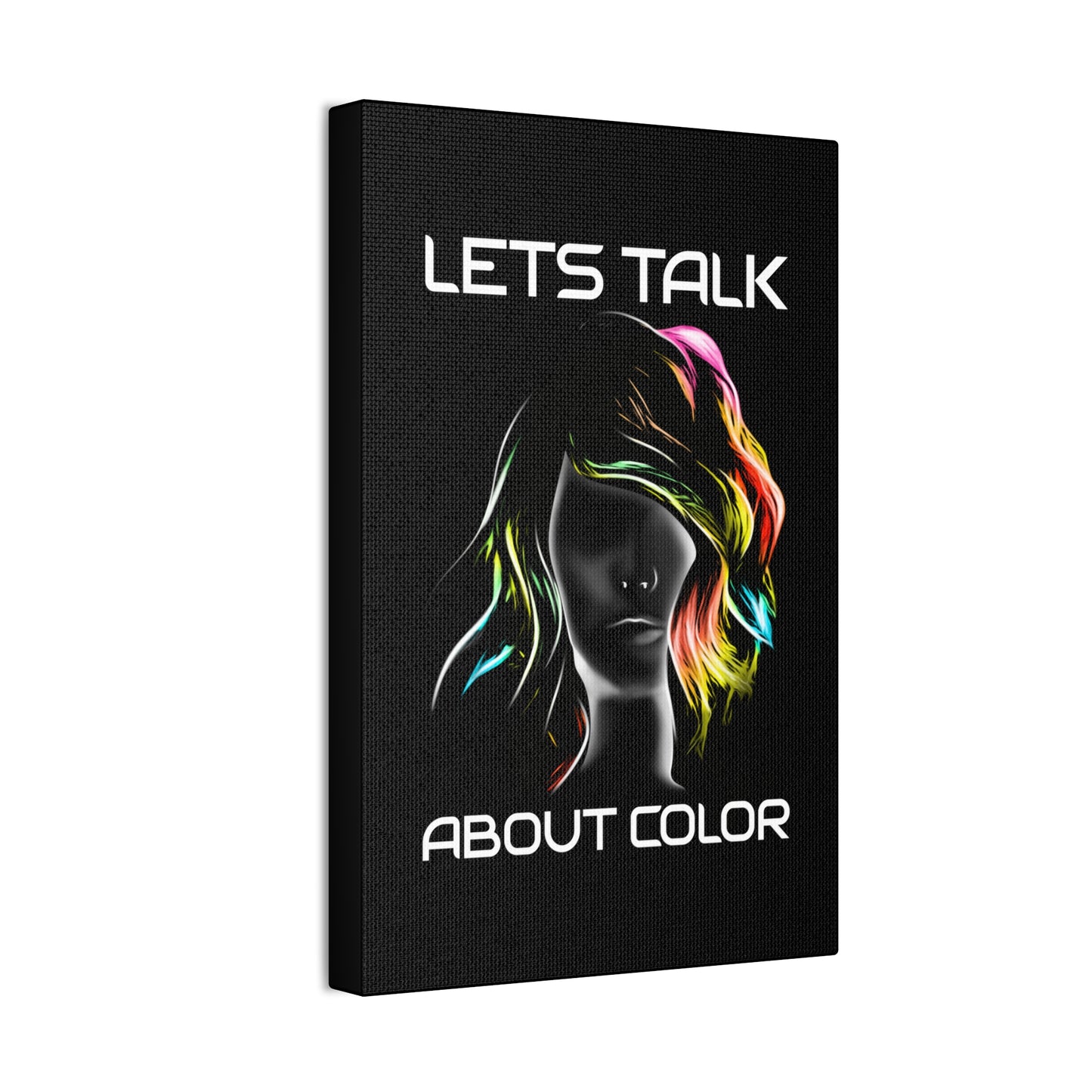 Lets Talk About Color - Canvas Stretched (0.75")