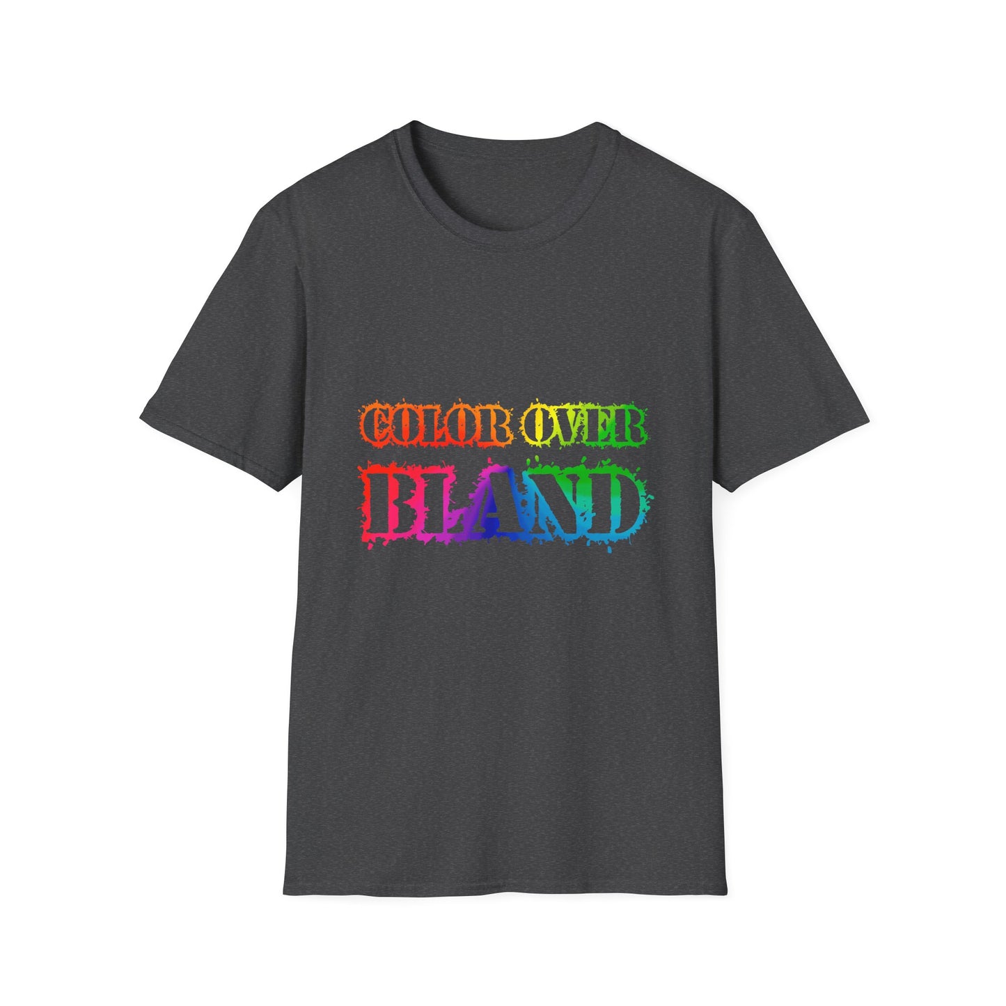 Color Over Bland (Colorway 1) - Unisex Soft Style Tee
