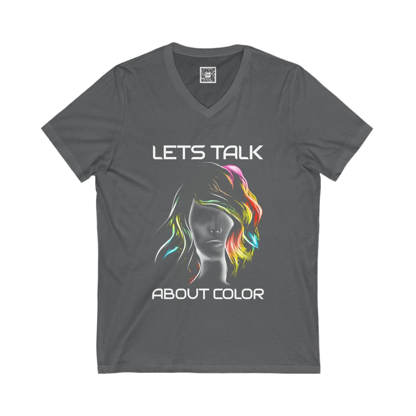 Lets Talk About Color (Men's V-Neck Tee)