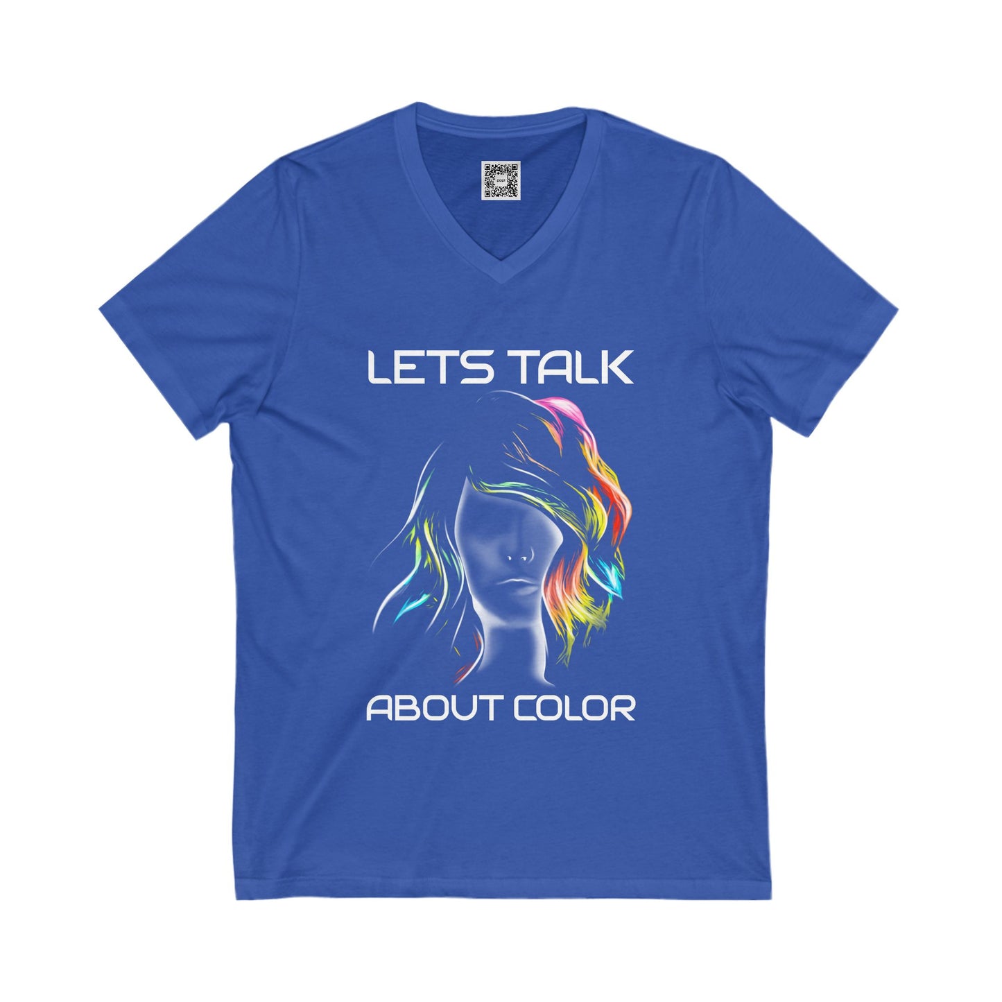 Lets Talk About Color (Men's V-Neck Tee)