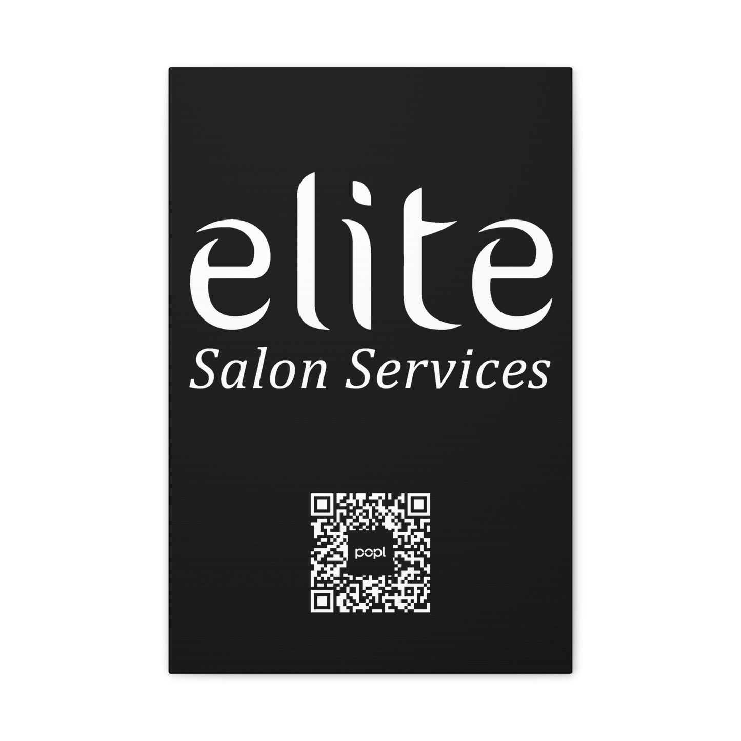 Elite Salon Services Custom - Canvas Stretched (0.75")