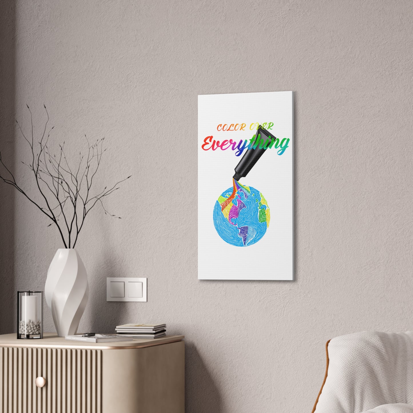 Color Over Everything - Canvas Stretched (0.75")