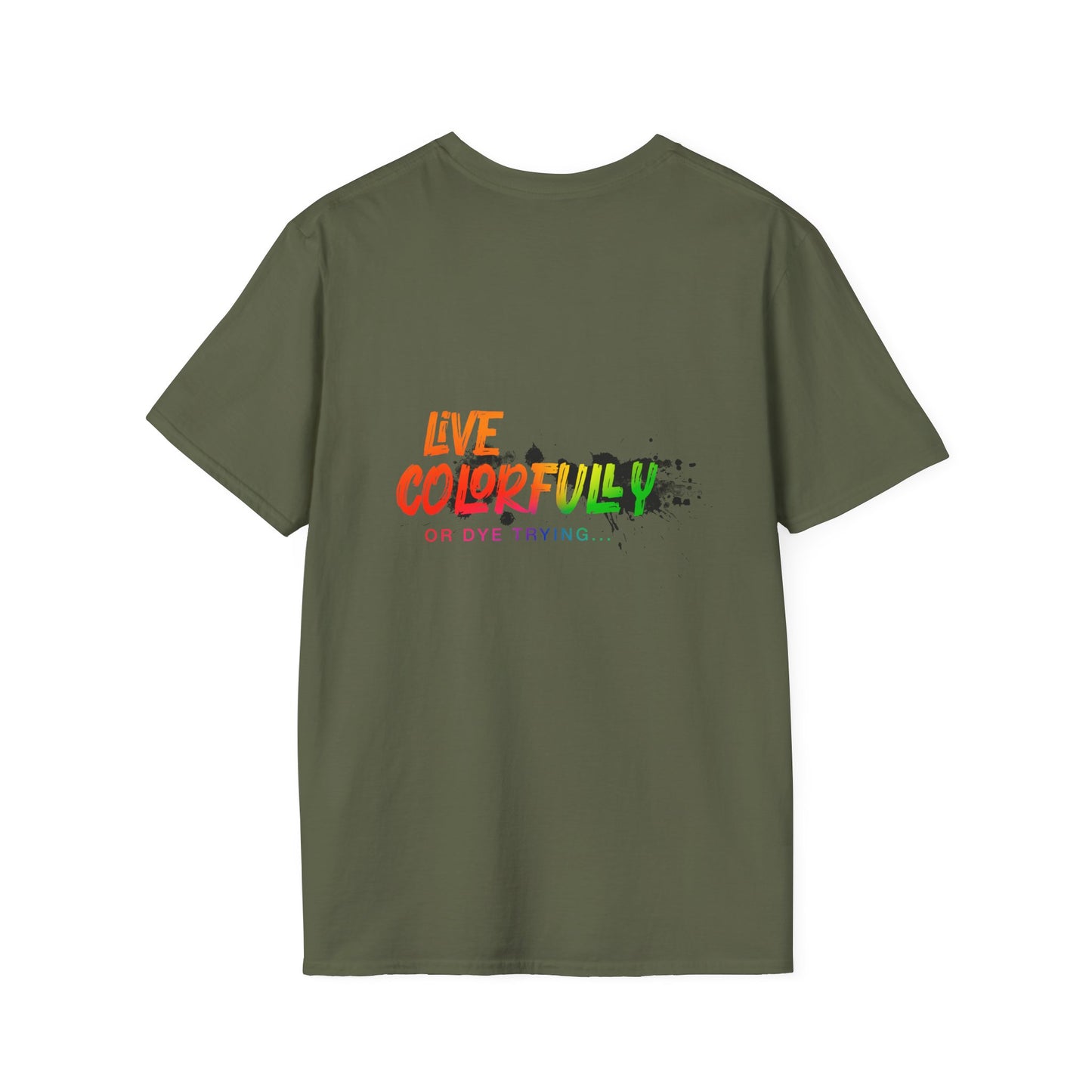 Elite Salon Services Custom (Men's Live Colorfully Or Dye Trying Tee 4)