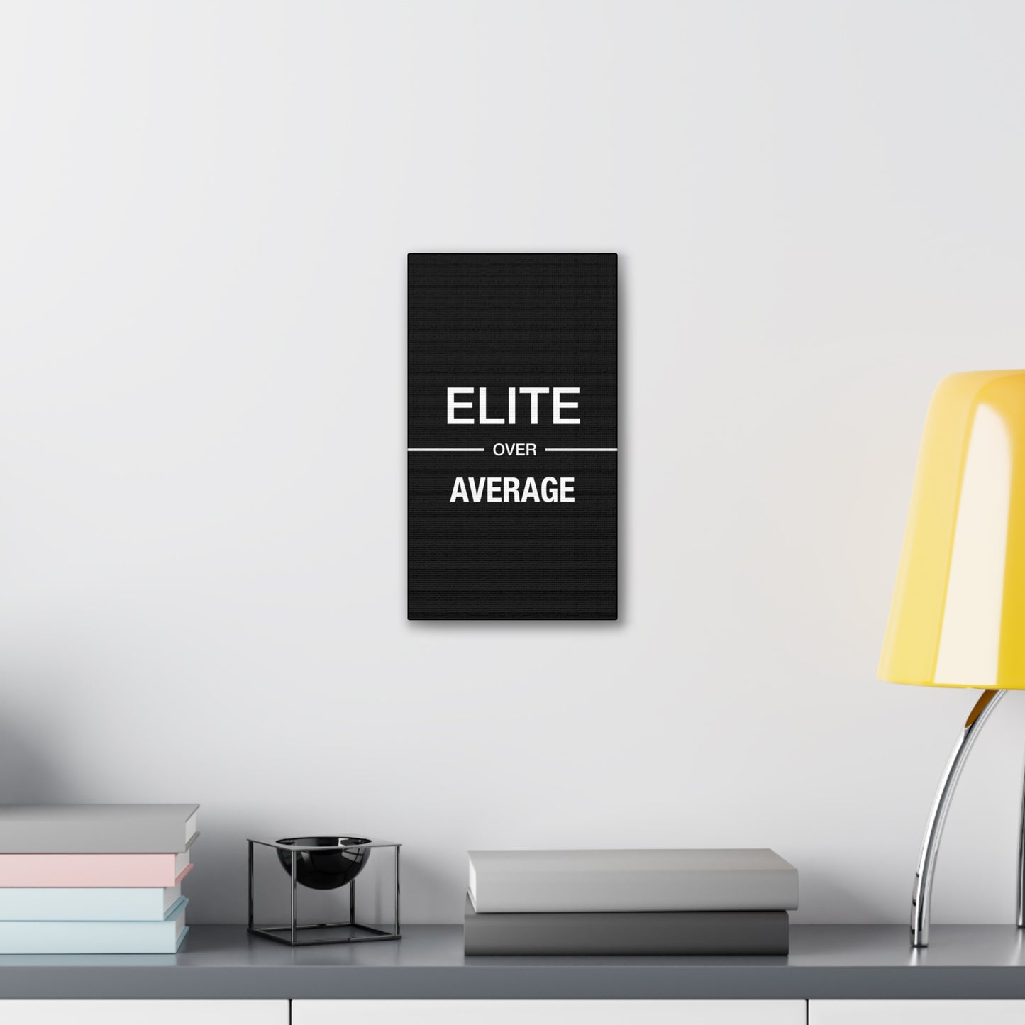 Elite Over Average - Canvas Stretched (0.75")