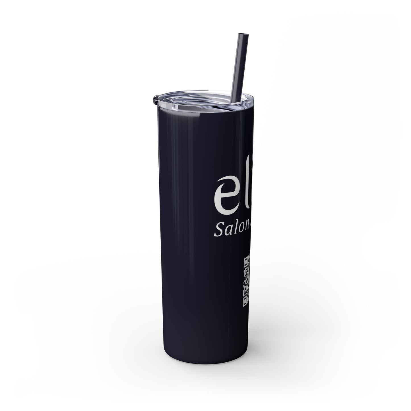 Elite Salon Services Custom Skinny Tumbler With Straw (20oz)