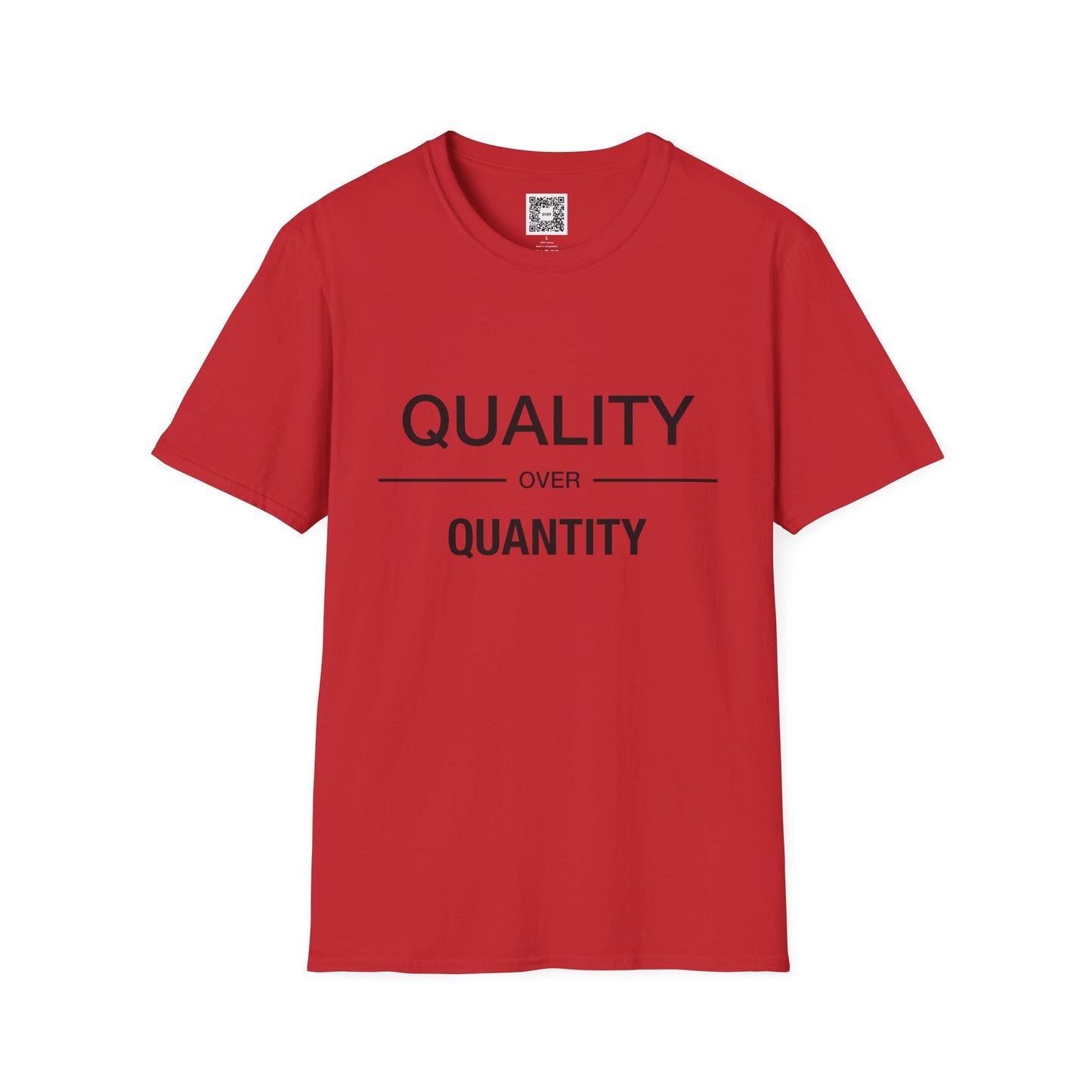 Quality Over Quantity Unisex Softstyle T-Shirt