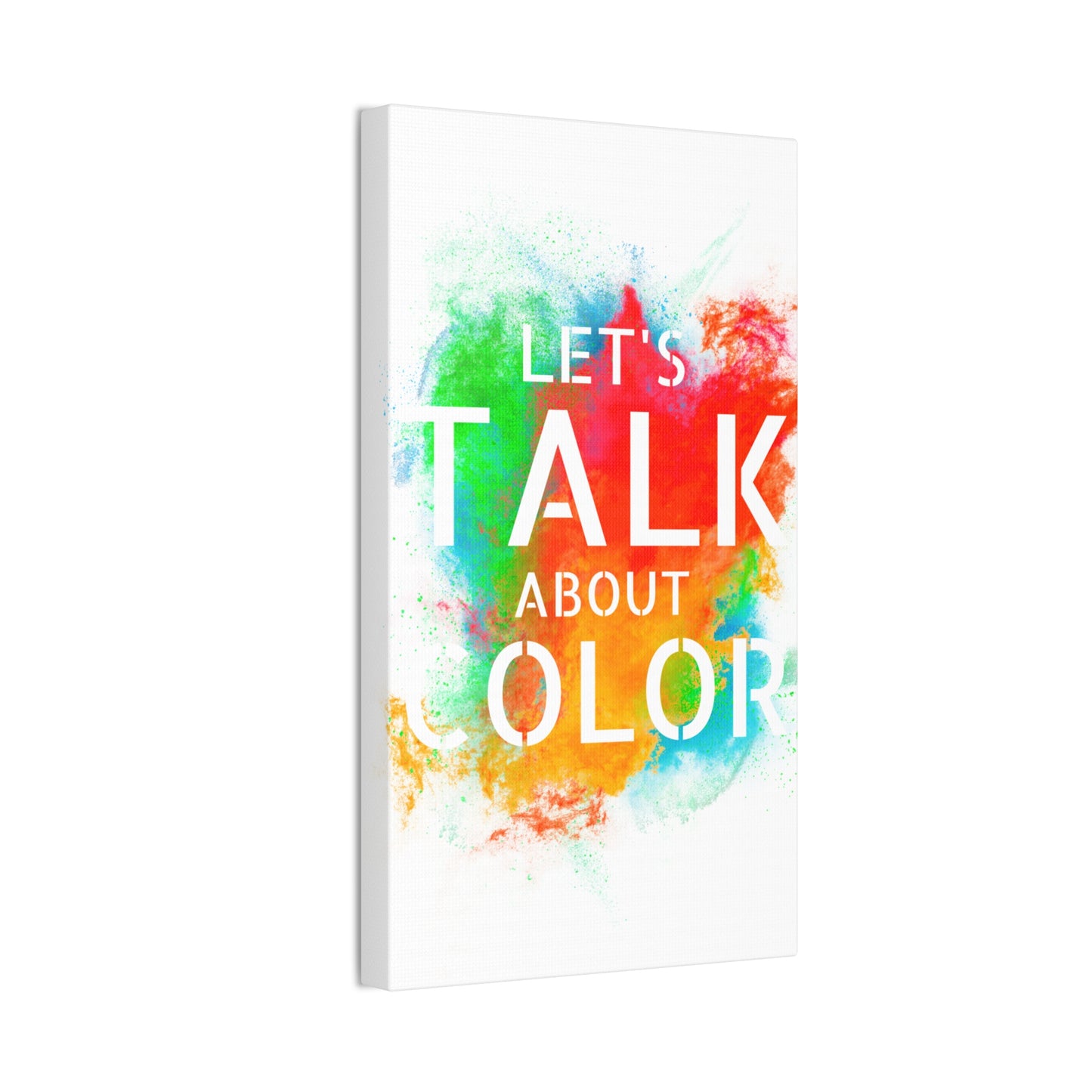 Lets Talk About Color 3 - Canvas Stretched (0.75")