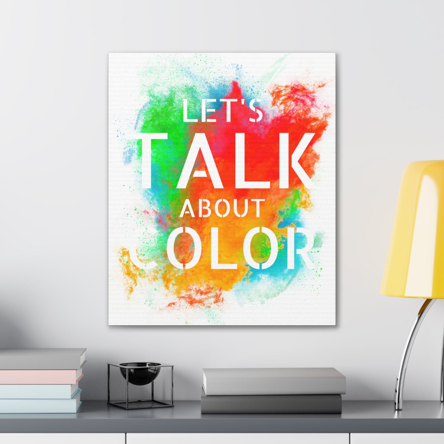 Lets Talk About Color 3 - Canvas Stretched (0.75")