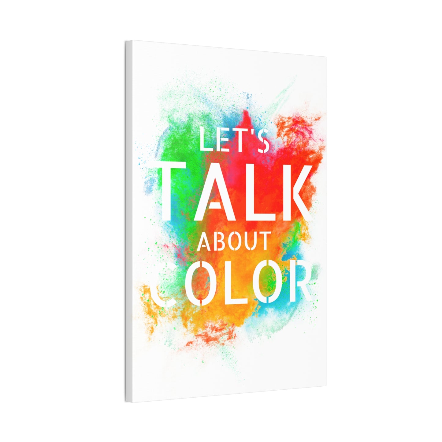 Lets Talk About Color 3 - Canvas Stretched (0.75")