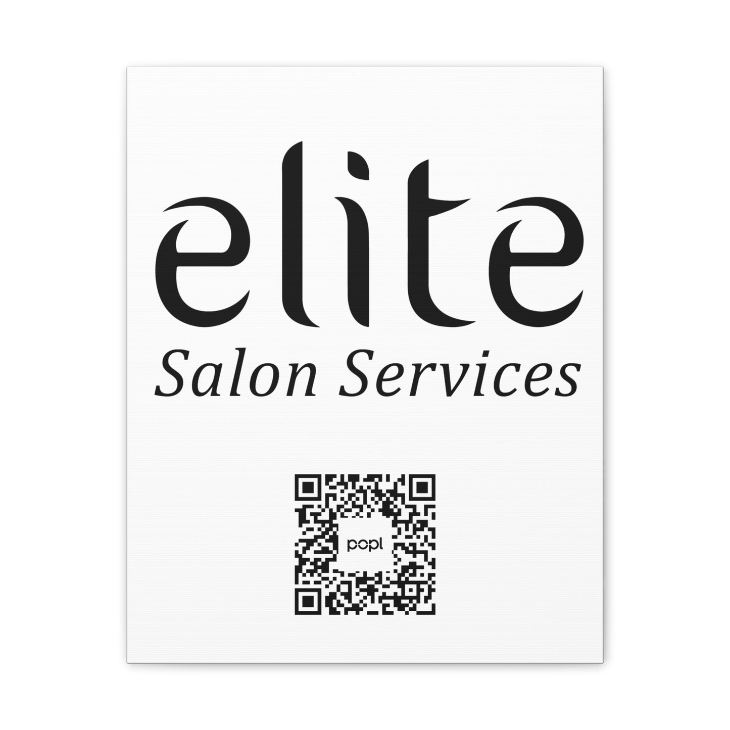 Elite Salon Services Custom - Canvas Stretched (0.75")