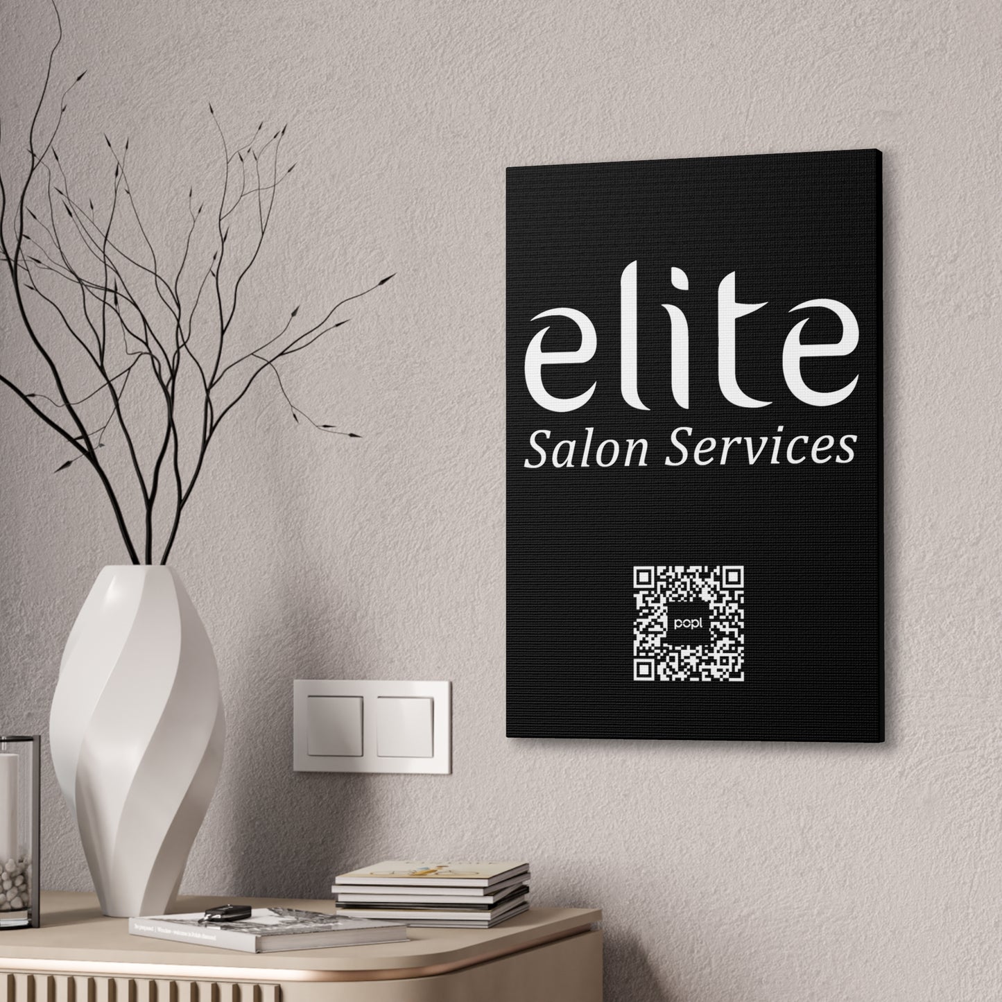 Elite Salon Services Custom - Canvas Stretched (0.75")