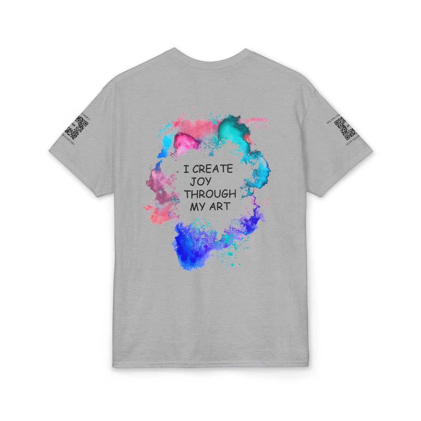 Elite Salon Services (Staff Tee) - I Create Joy Through My Art T-Shirt (Colorway 1)