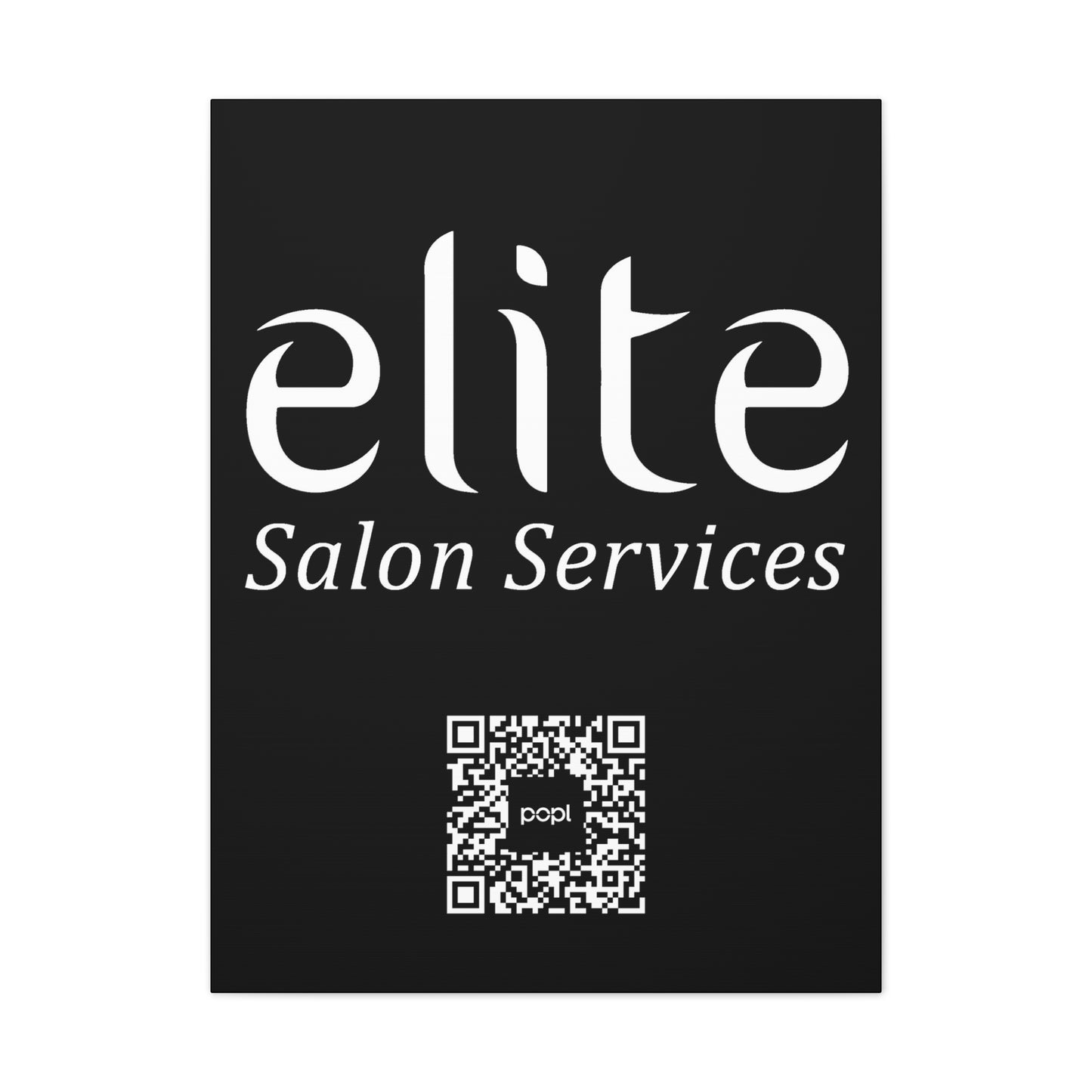Elite Salon Services Custom - Canvas Stretched (0.75")