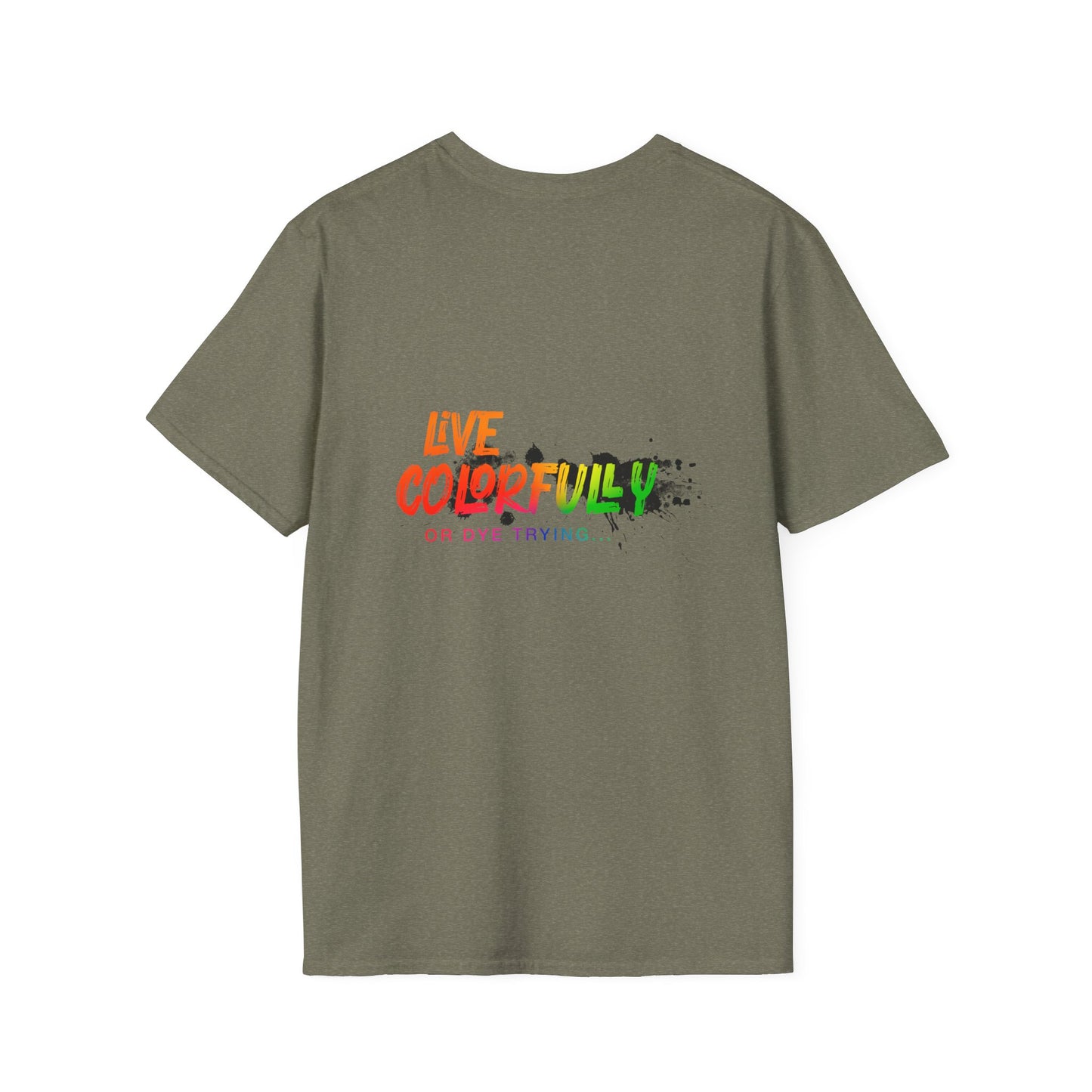 Elite Salon Services Custom (Men's Live Colorfully Or Dye Trying Tee 4)