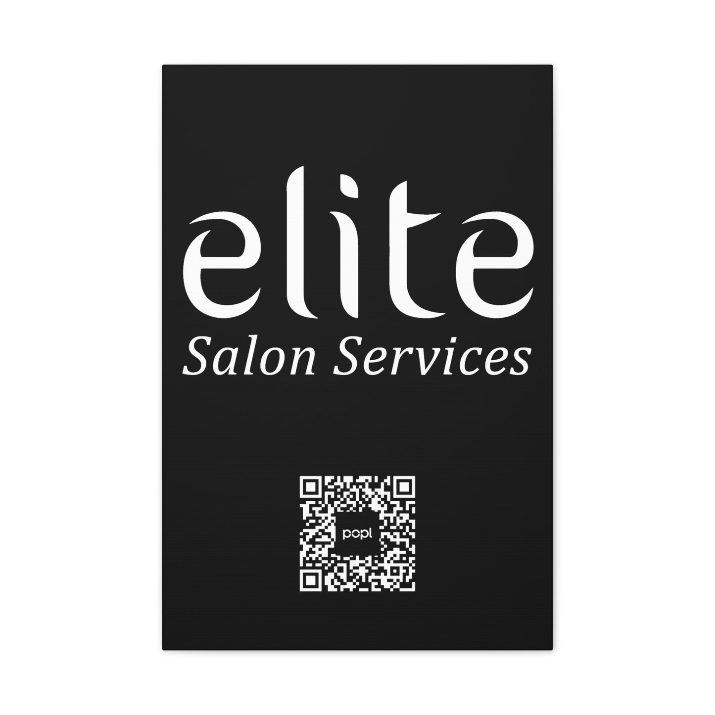 Elite Salon Services Custom - Canvas Stretched (0.75")