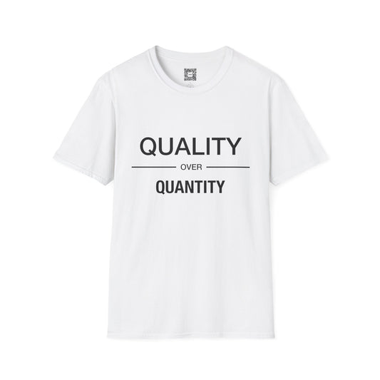 Quality Over Quantity Unisex Softstyle T-Shirt