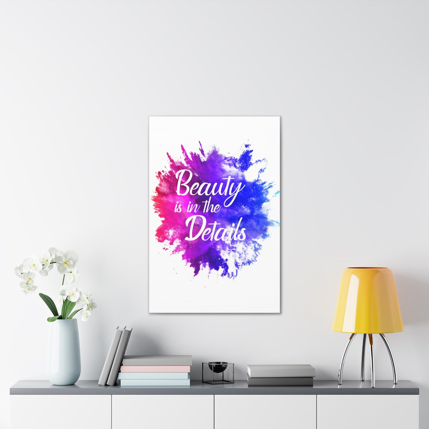 Beauty Is In The Details (Splash) - Canvas Stretched (0.75")