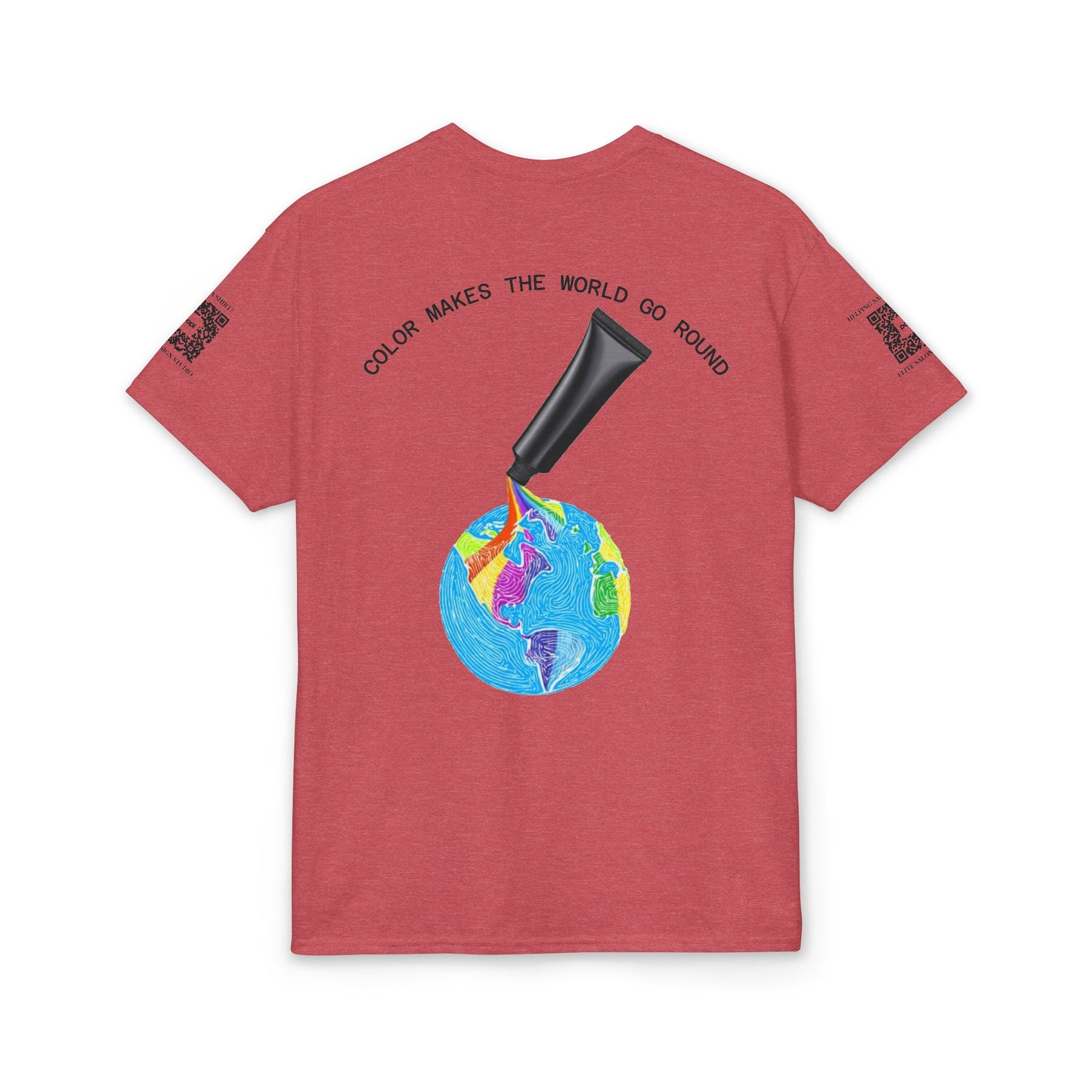 Elite Salon Services (Staff Tee) - Color Makes The World Go Round T-Shirt (Colorway 1)